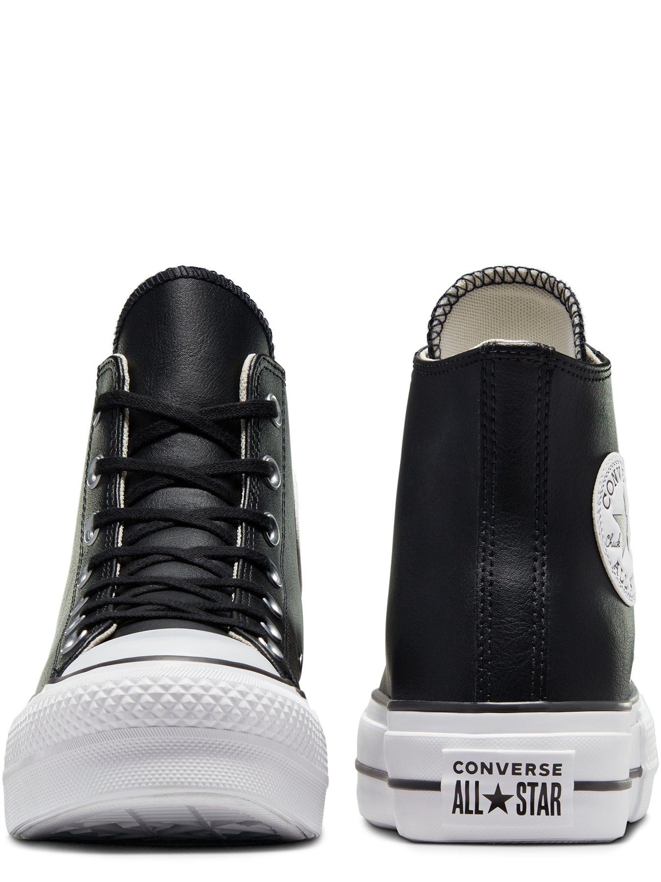 Ladies leather best sale high tops