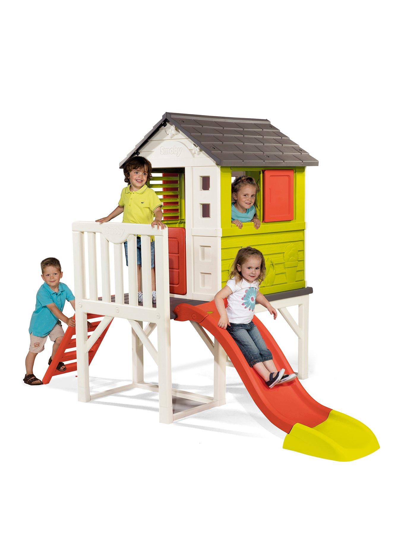 Image 1 of 7 of Smoby My House on Stilts with Slide