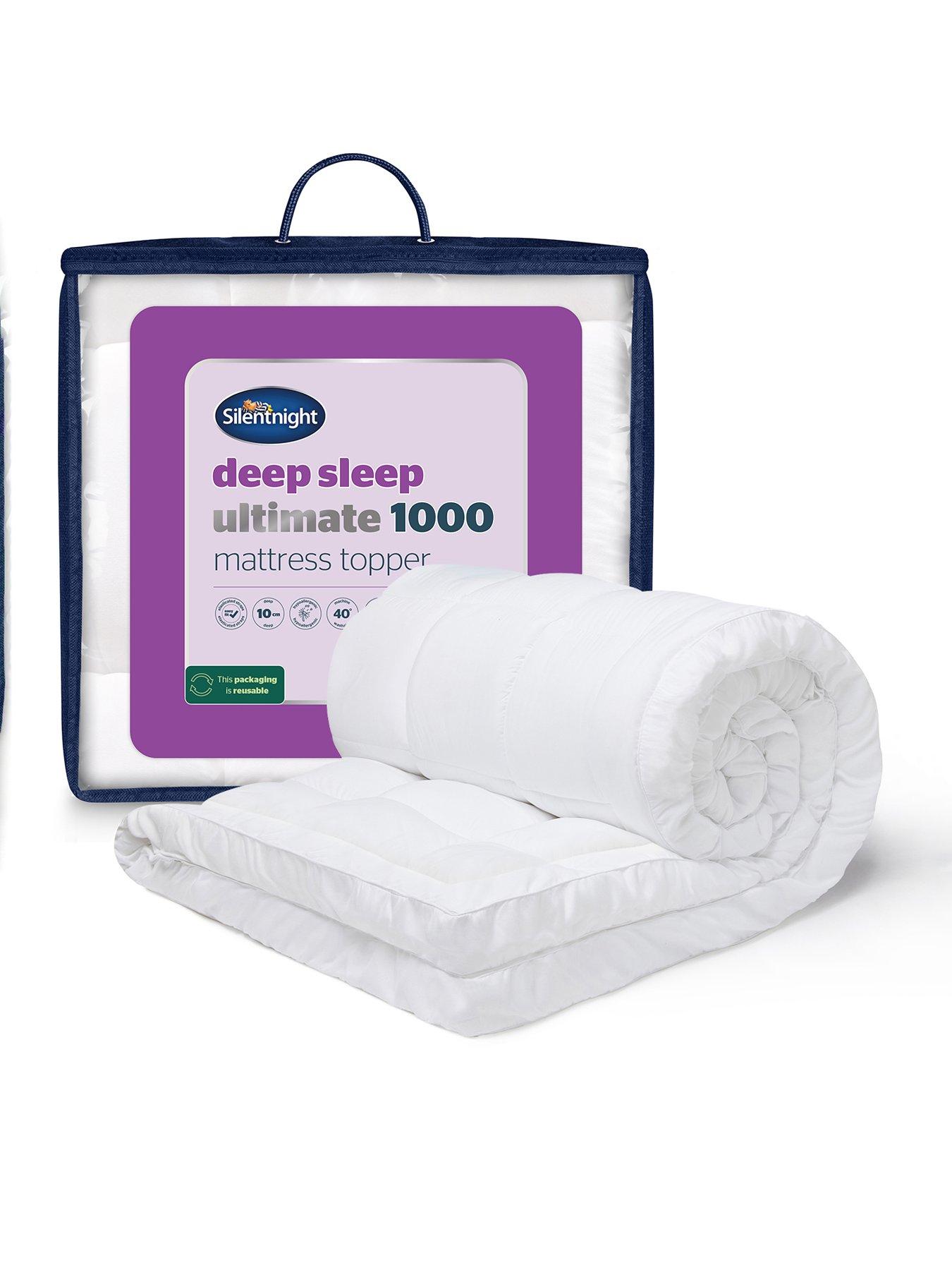 Image 1 of 7 of Silentnight Luxury Ultimate Deep Sleep 1000 Extra Deep 10cm Mattress Topper