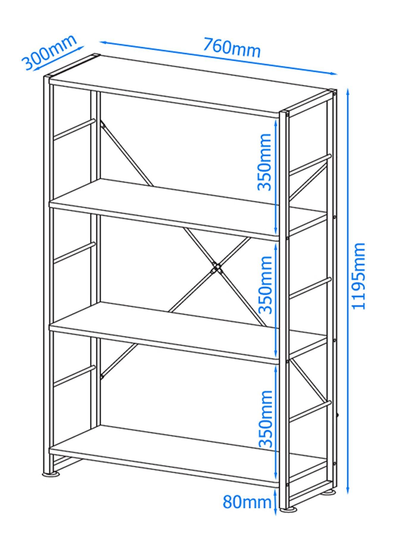 Image 4 of 4 of Alphason Cabrini Bookcase