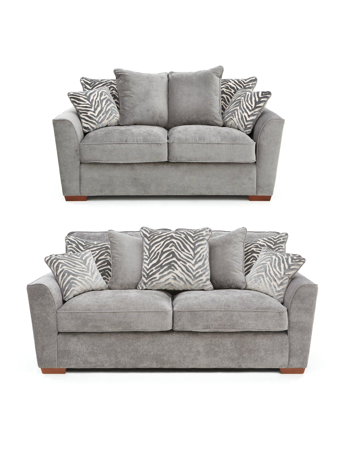 Very Home Kingston 3 Seater + 2 Seater Scatter Back Sofa Set - Made to Order in the UK