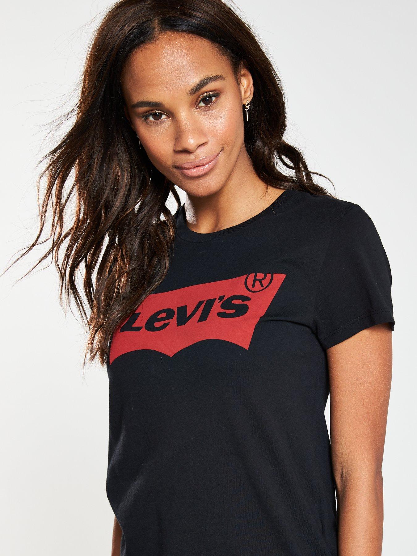 Image 4 of 4 of Levi's Perfect T-shirt - Large Batwing Black