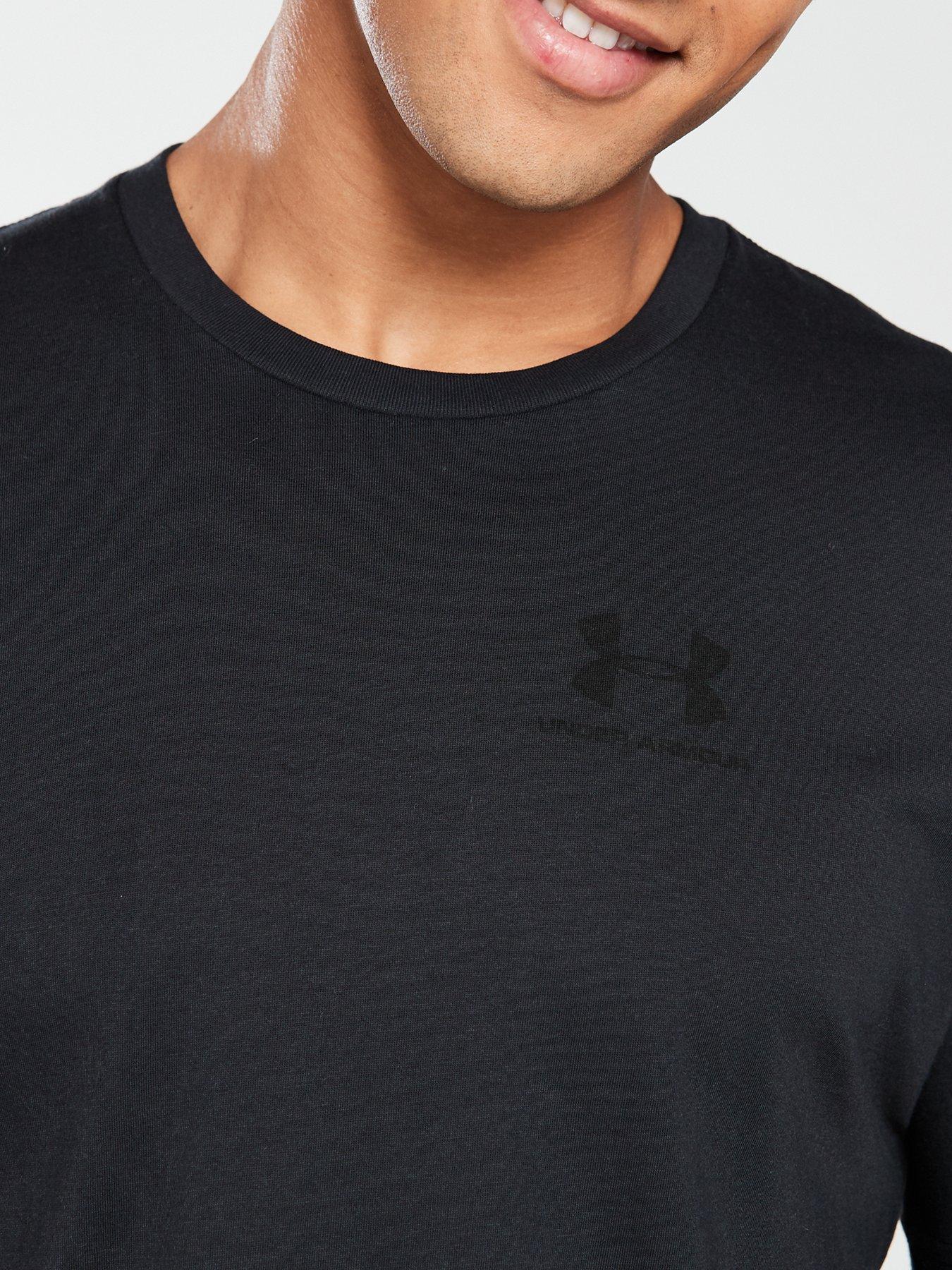 Image 4 of 4 of UNDER ARMOUR Training&nbsp;Sportstyle Left Chest Logo T-Shirt - Black