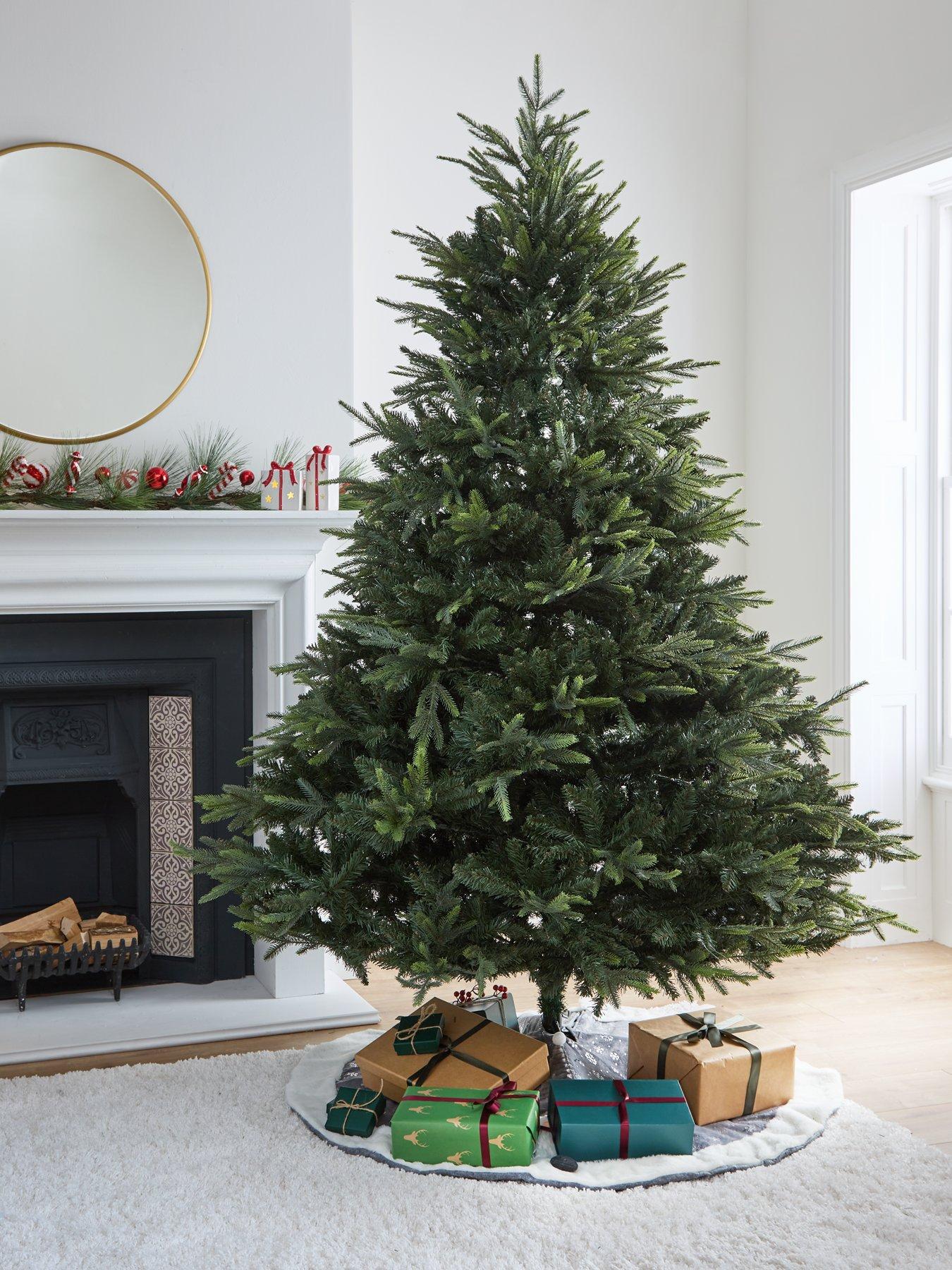 very-home-8ft-sherwood-real-look-full-christmas-tree-with-metal-stand