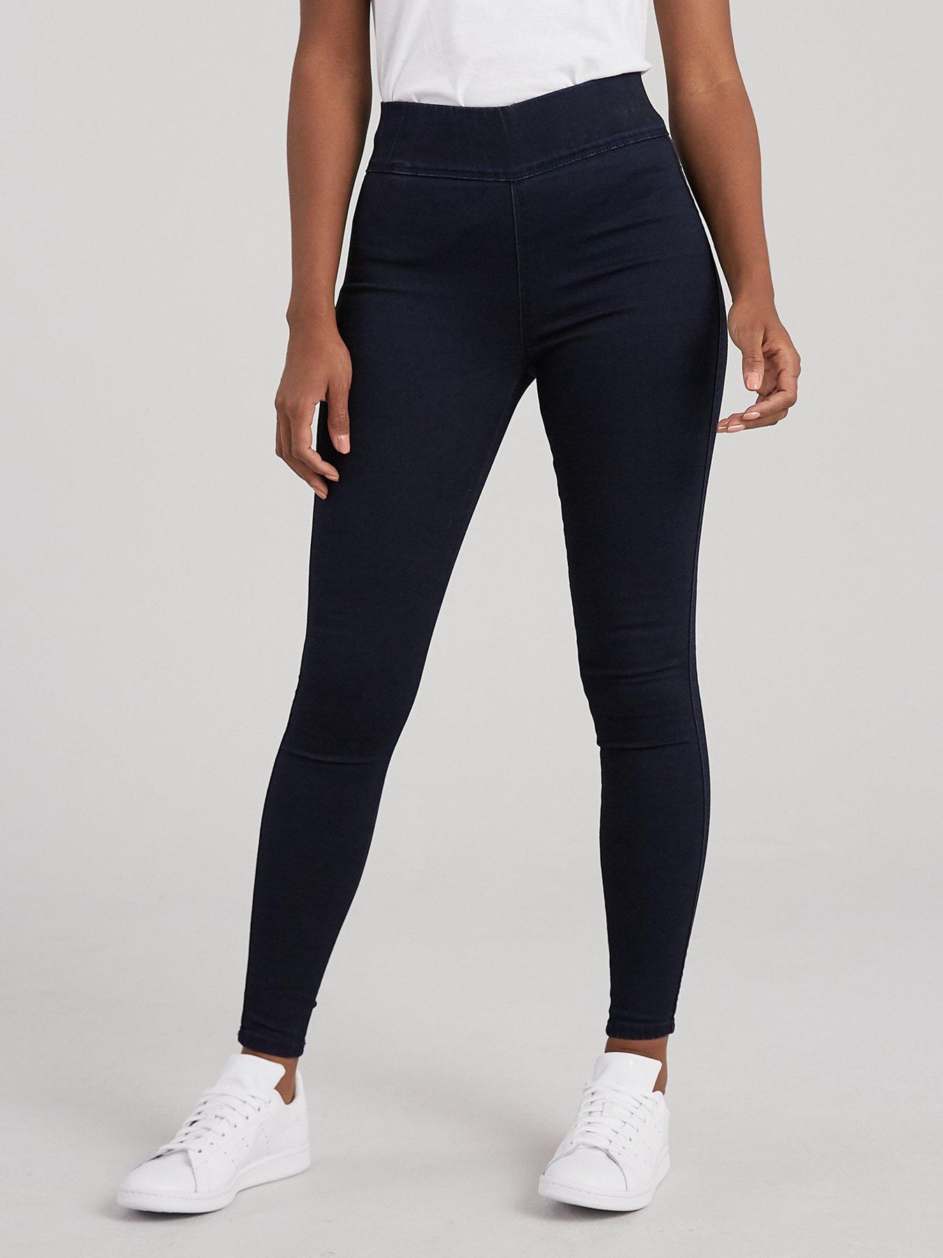 Everyday Long High Waist Jeggings - Indigo