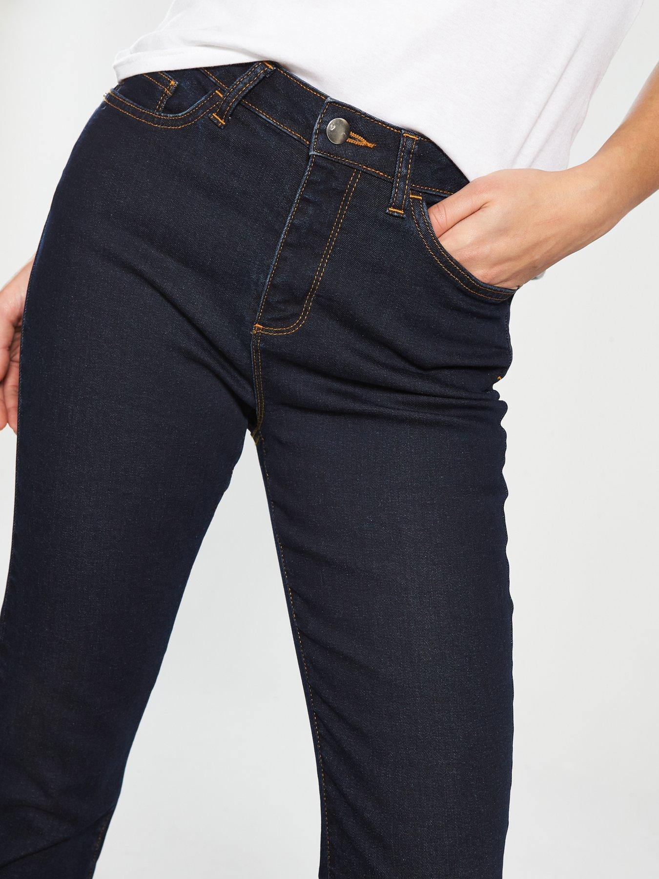 Image 4 of 4 of V by Very Isabelle High Rise Slim Leg Jean - Rinse Wash