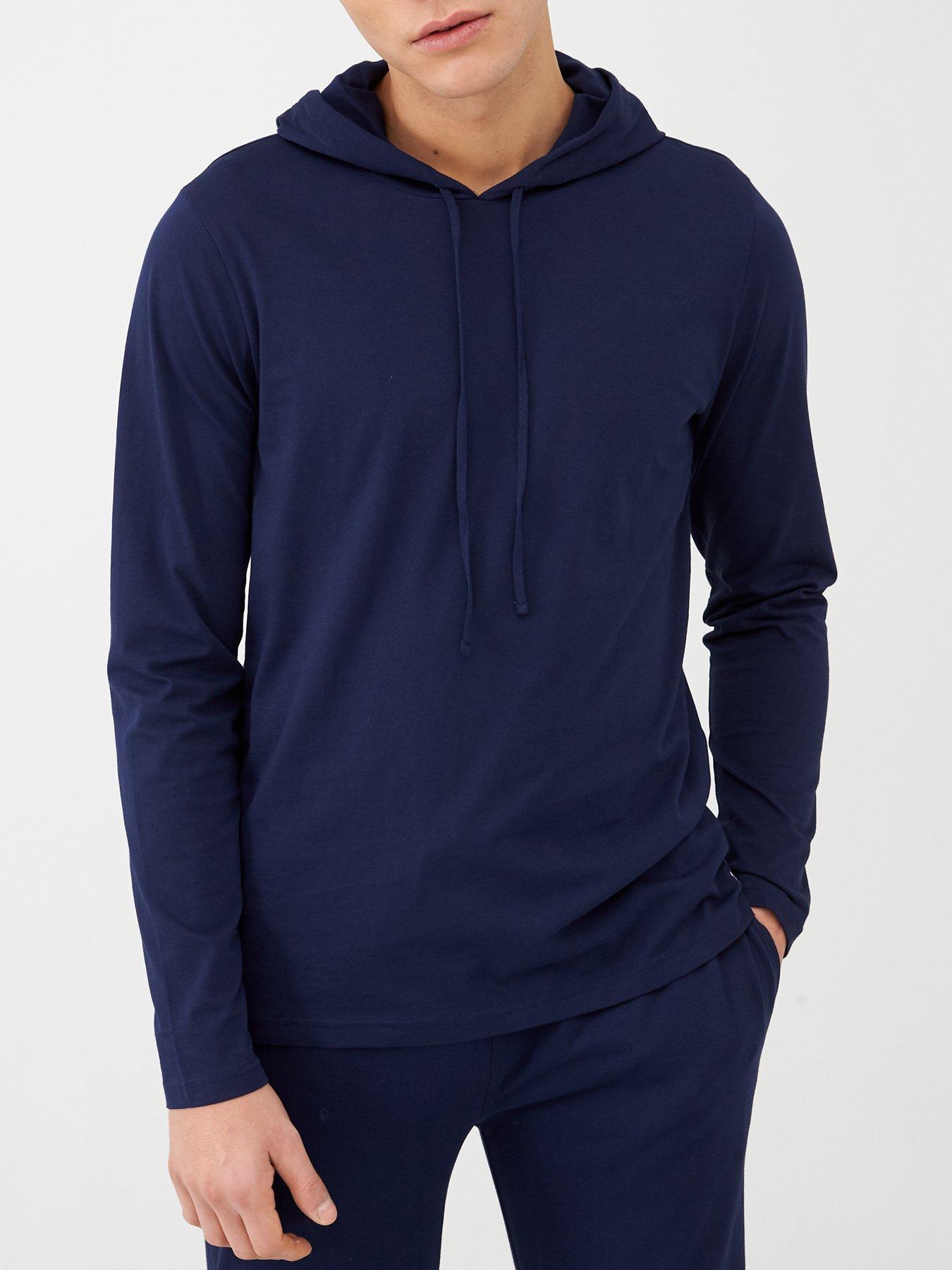 Polo Ralph Lauren Hooded Lounge Top - Navy