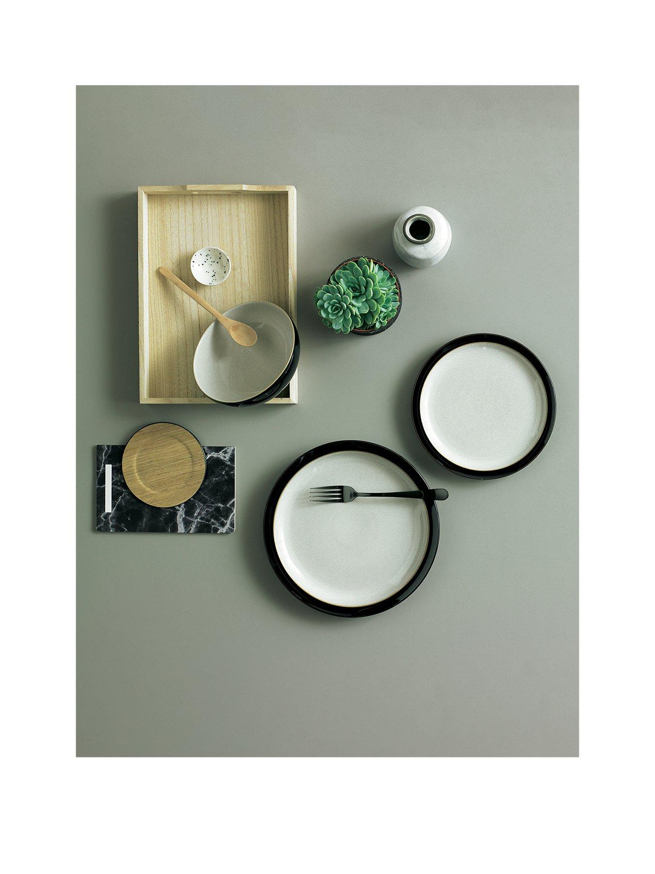 Image 1 of 4 of Denby Elements 12-Piece Dinner Set &ndash; Black