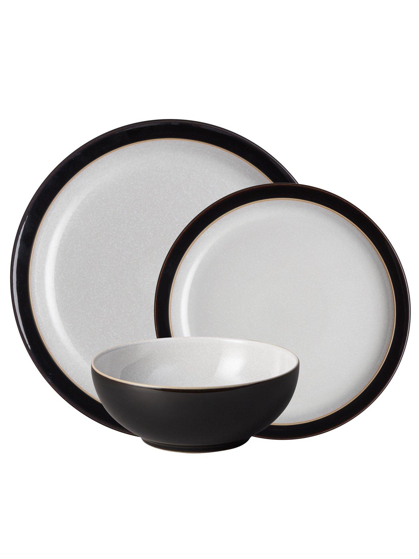 Image 3 of 4 of Denby Elements 12-Piece Dinner Set &ndash; Black
