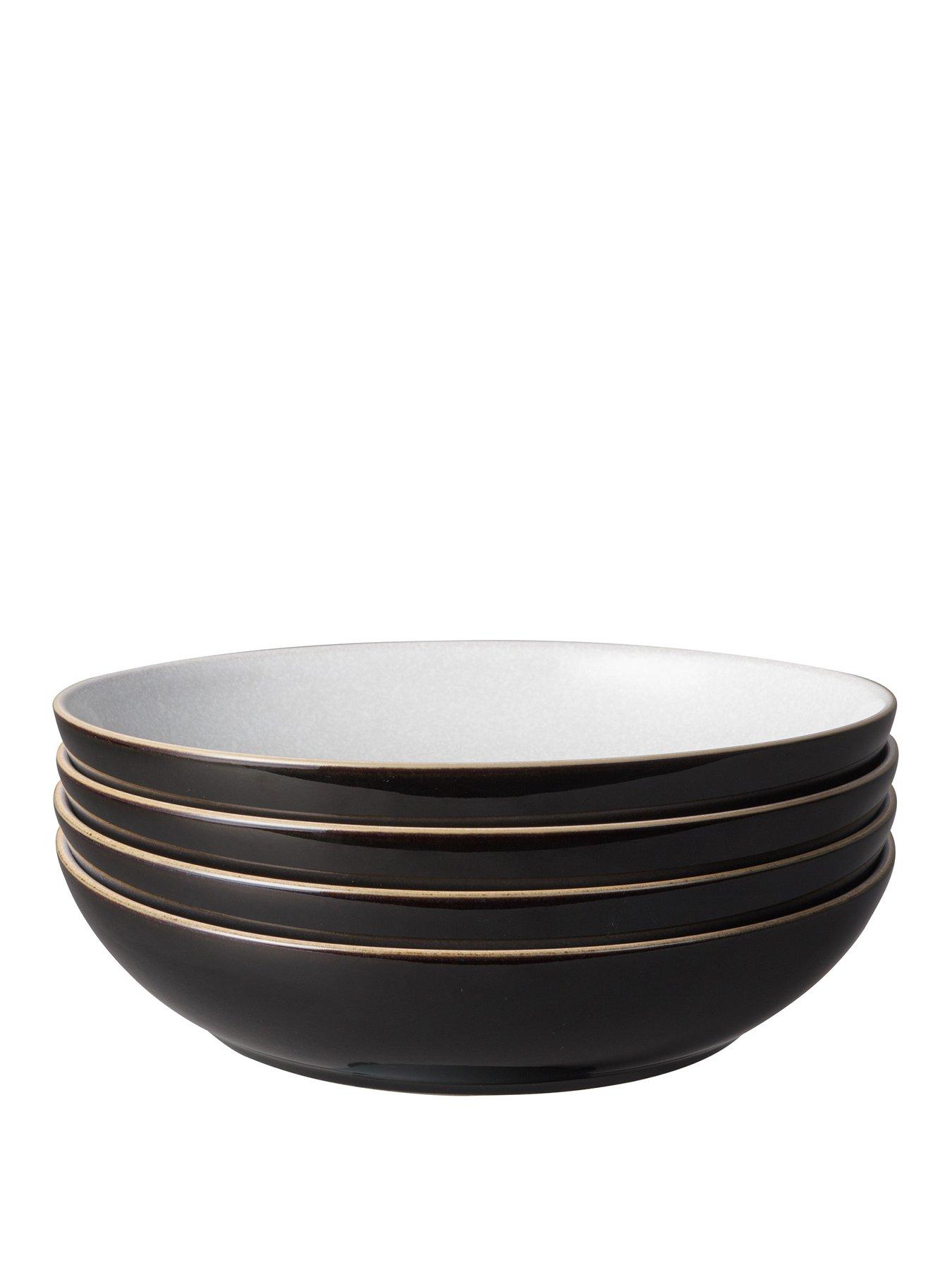 denby-elements-4-piece-pasta-bowl-set-ndash-blackfront