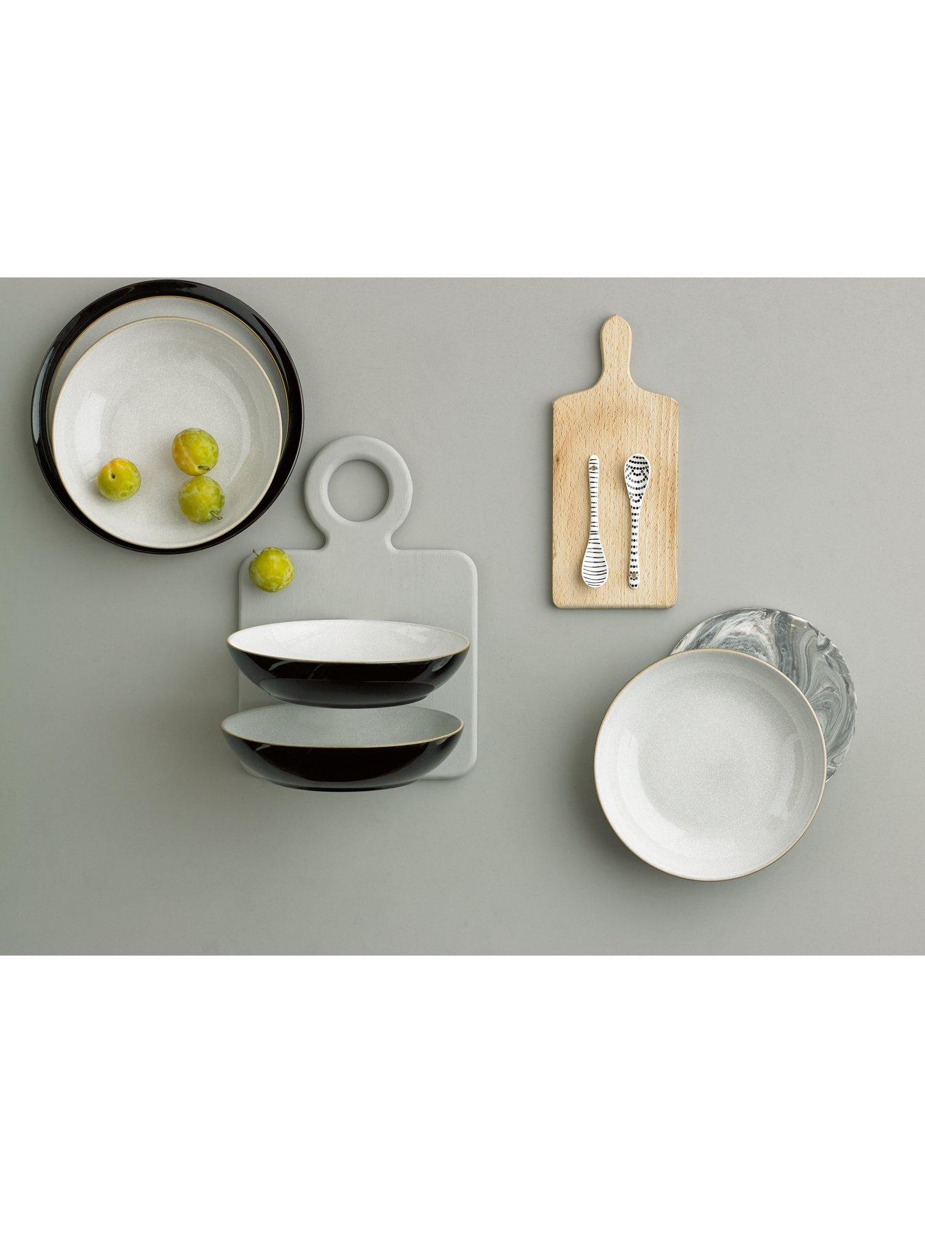 Image 4 of 6 of Denby Elements 4-Piece Pasta Bowl Set &ndash; Black