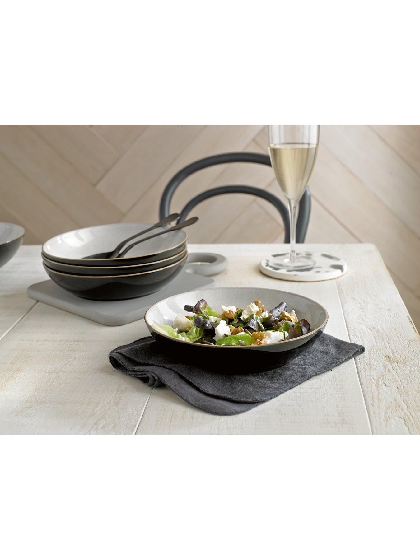 Image 5 of 6 of Denby Elements 4-Piece Pasta Bowl Set &ndash; Black