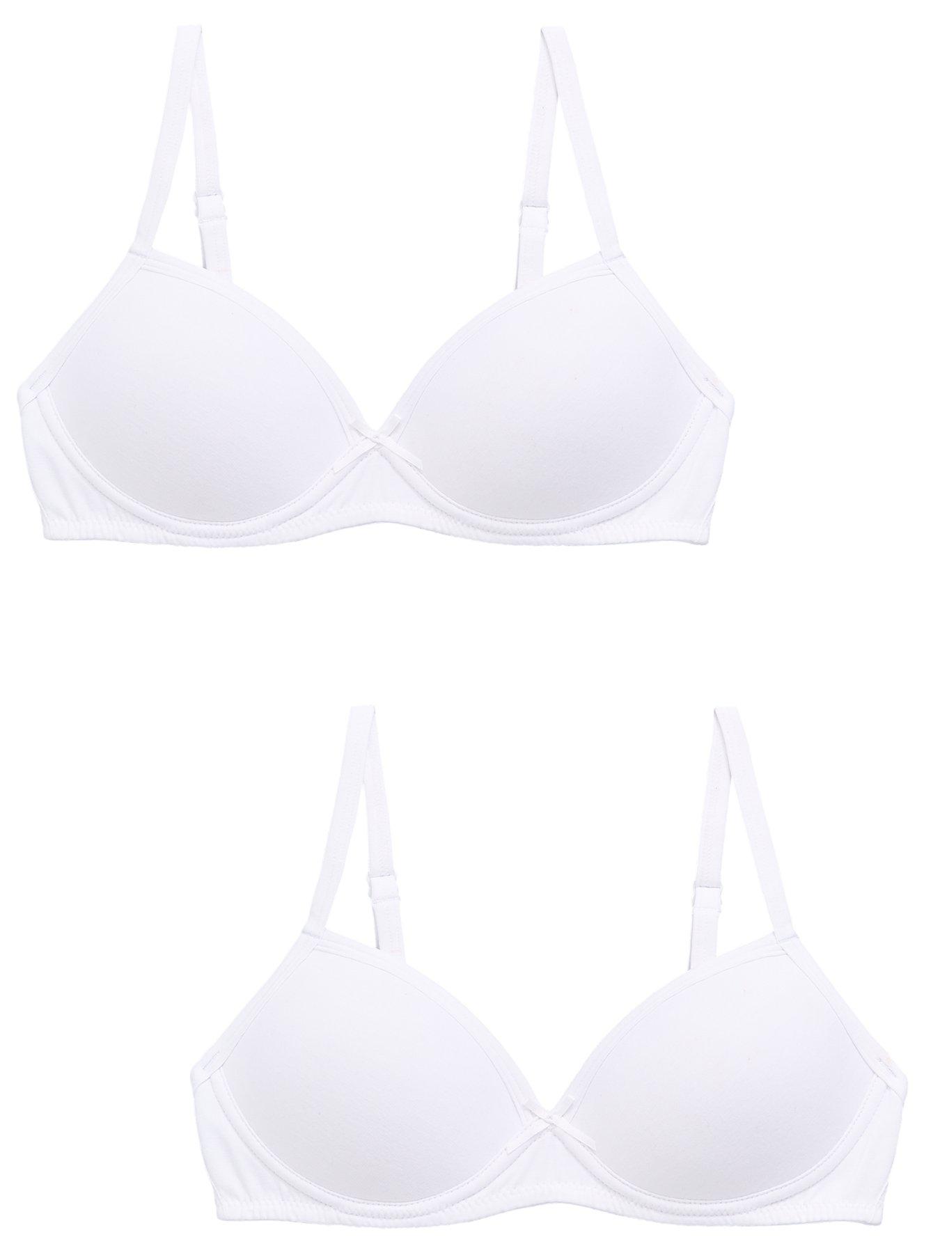 everyday-girls-2-pack-moulded-bra-white