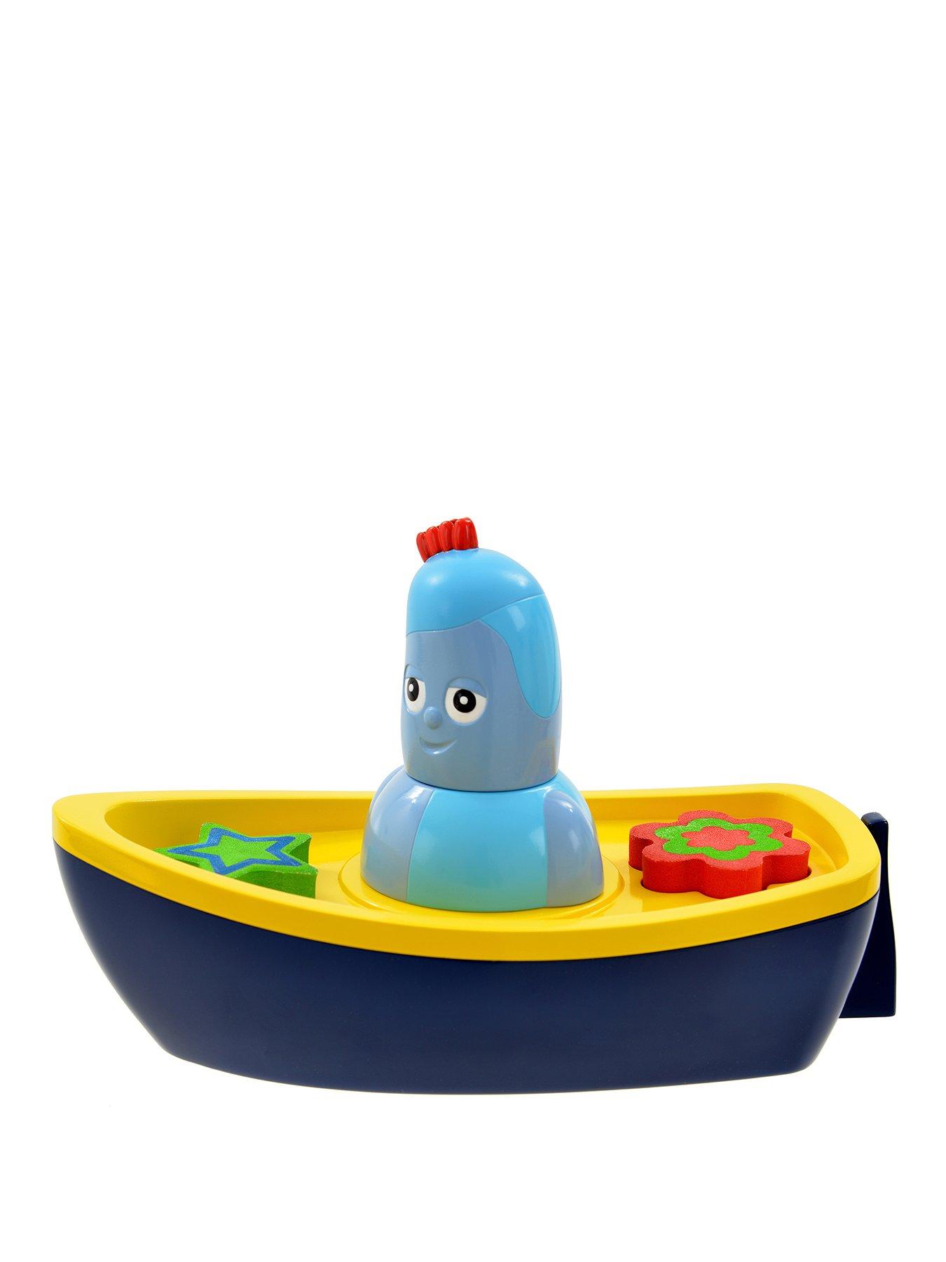 undefined In the Night Garden Iggle Piggle's Light Up Shape Sorting Boat Bath Toy