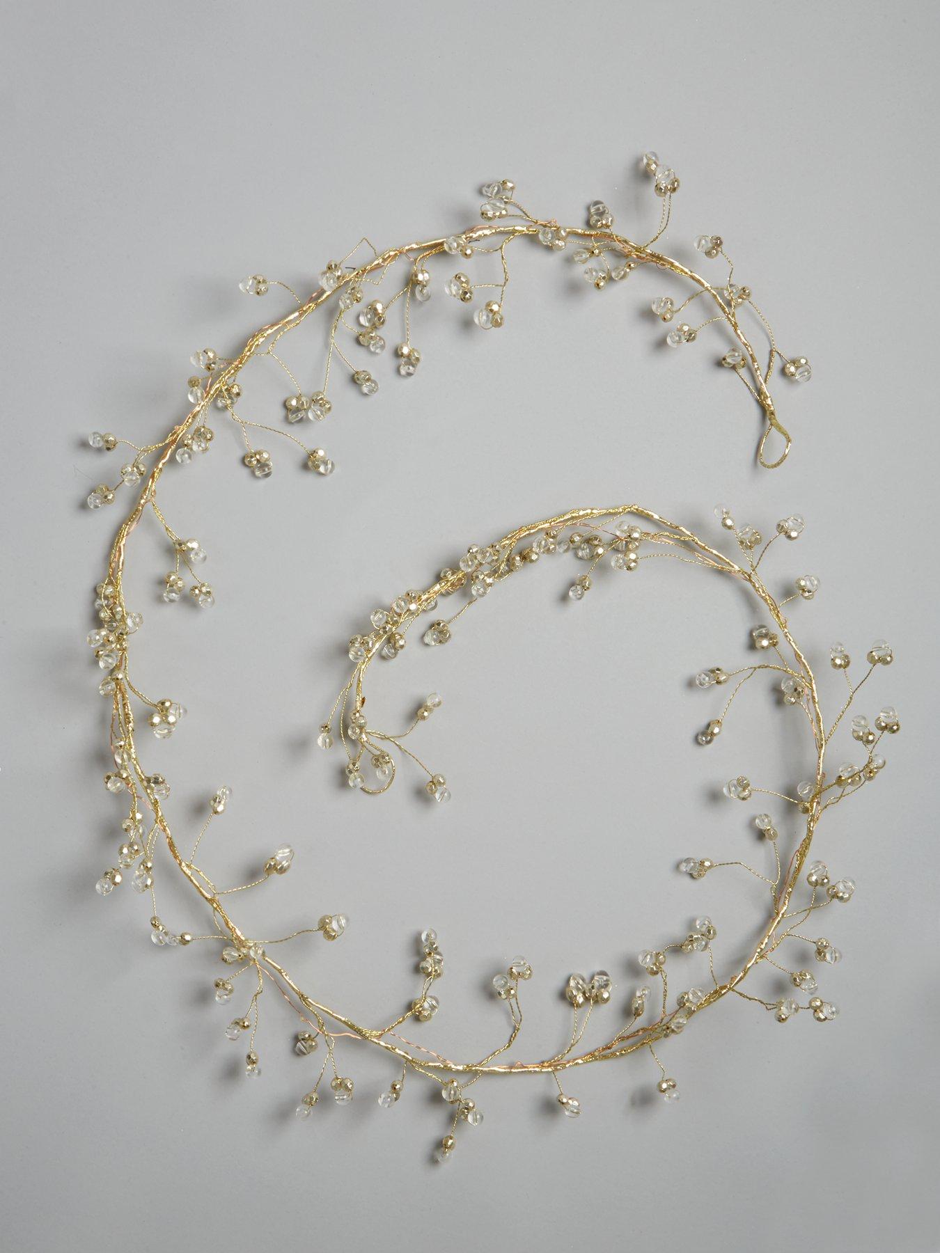 Image 3 of 5 of Very Home Pre-Lit Battery Operated Beaded Garland 180cm