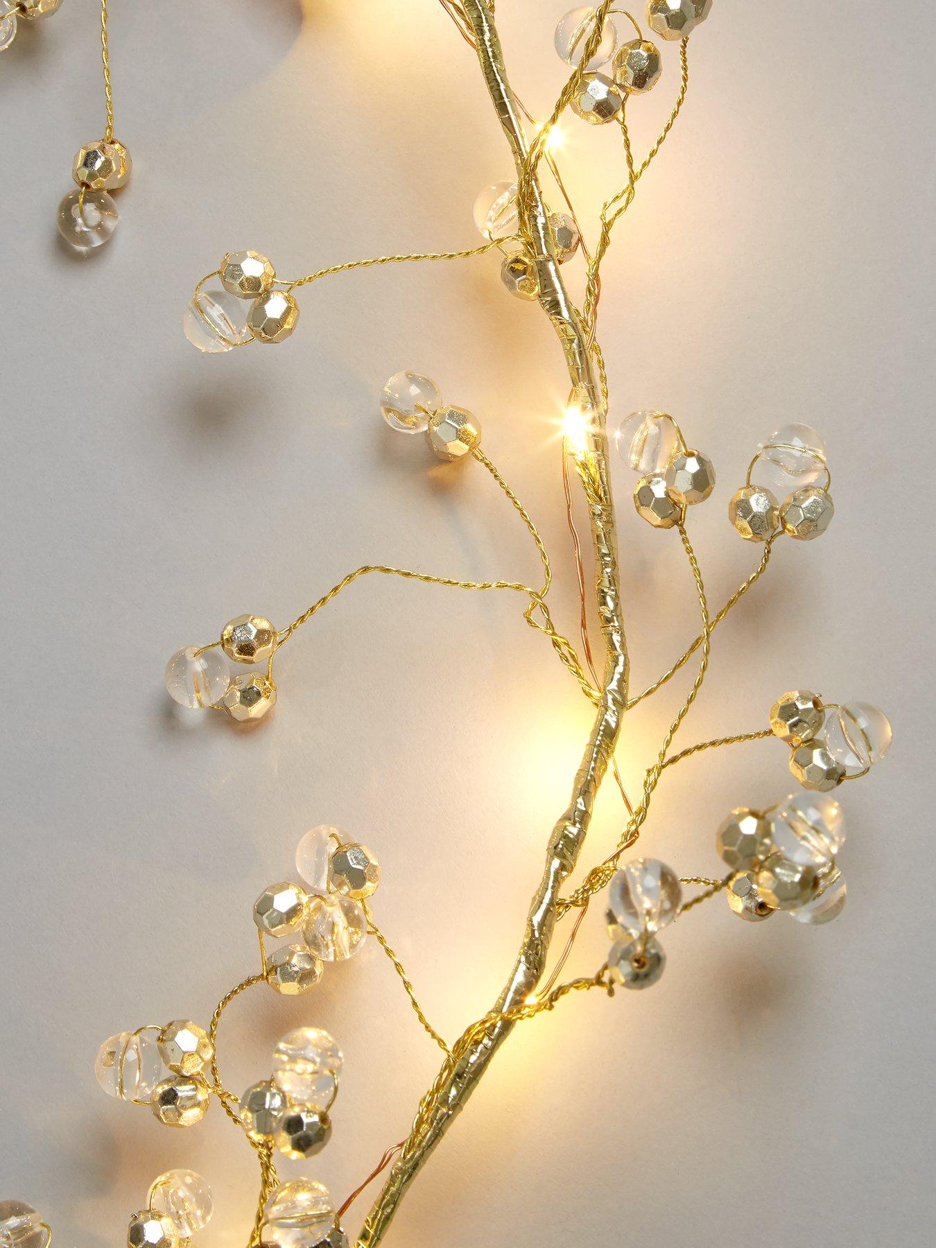 Image 5 of 5 of Very Home Pre-Lit Battery Operated Beaded Garland 180cm