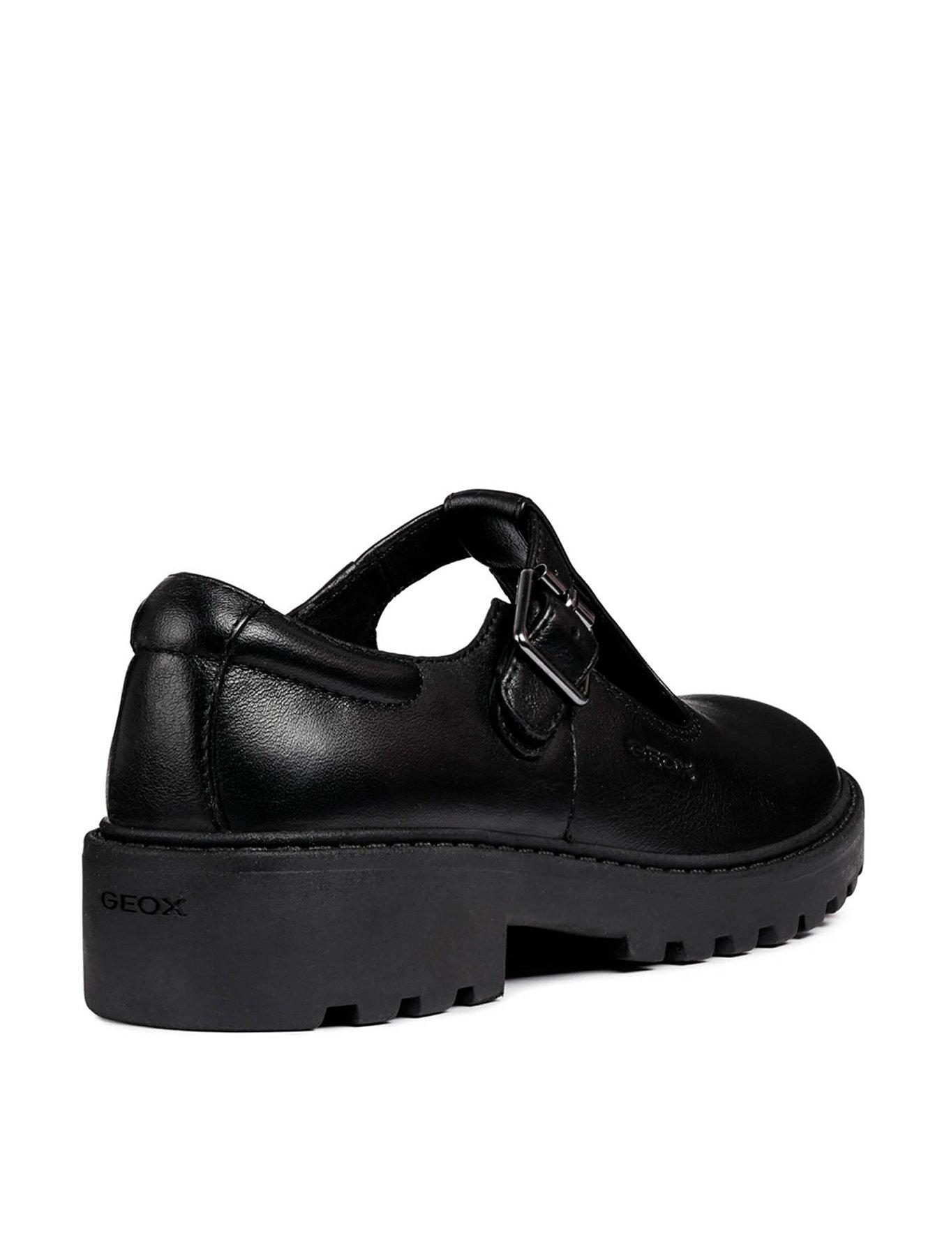 Image 2 of 5 of Geox Casey Leather T-bar School Shoes - Black