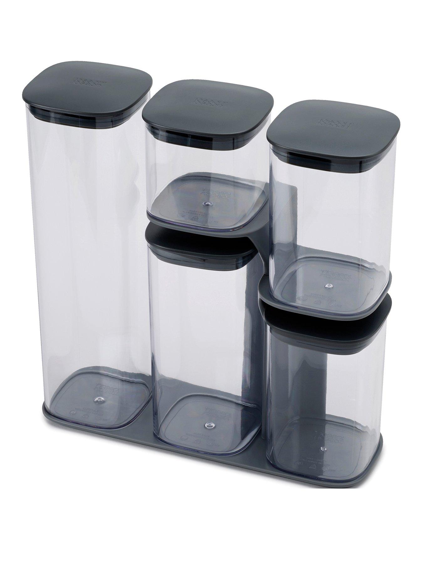 Image 1 of 5 of Joseph Joseph Podium 5-Piece Storage Jar Set with Stand
