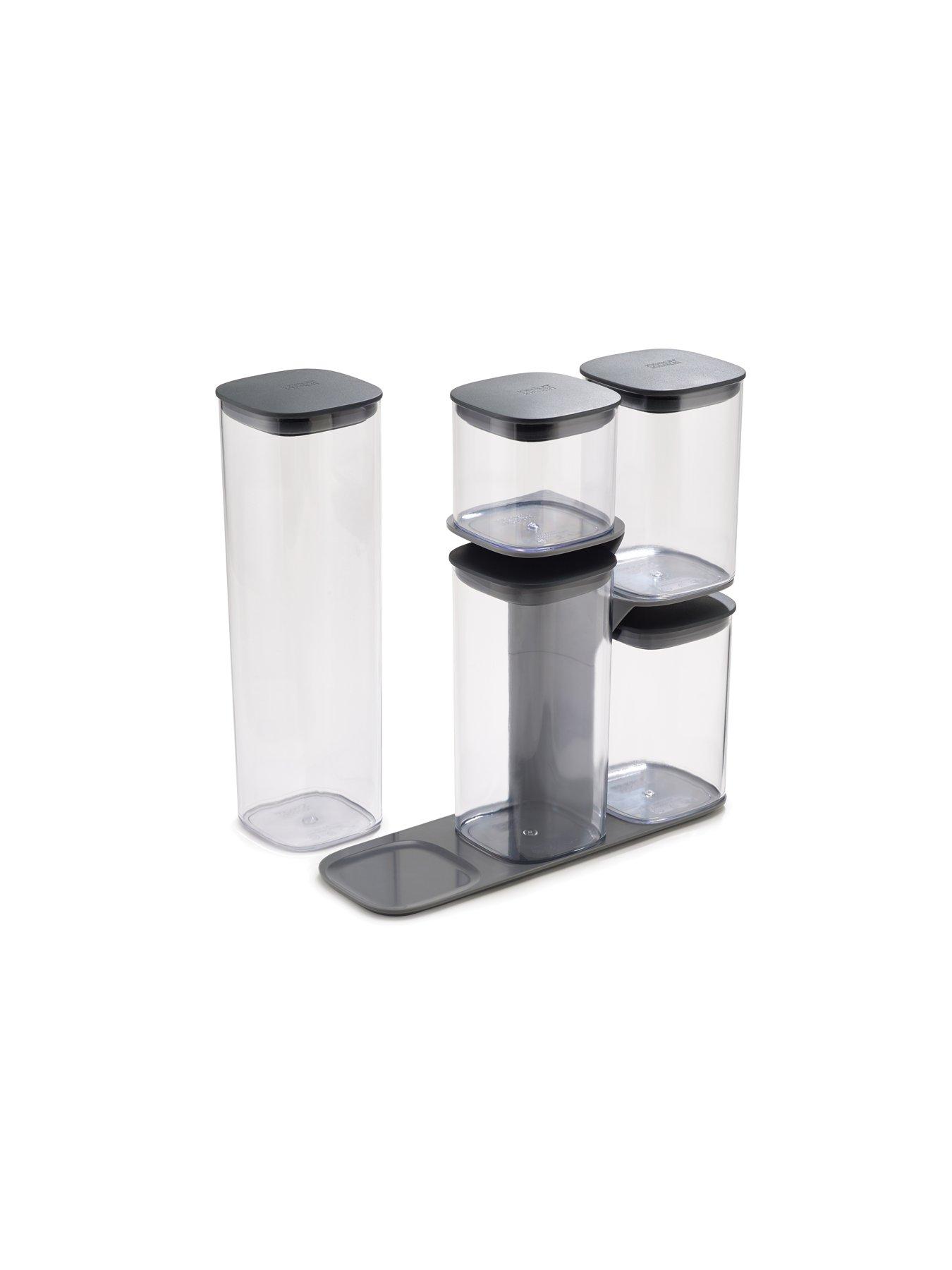 Image 2 of 5 of Joseph Joseph Podium 5-Piece Storage Jar Set with Stand