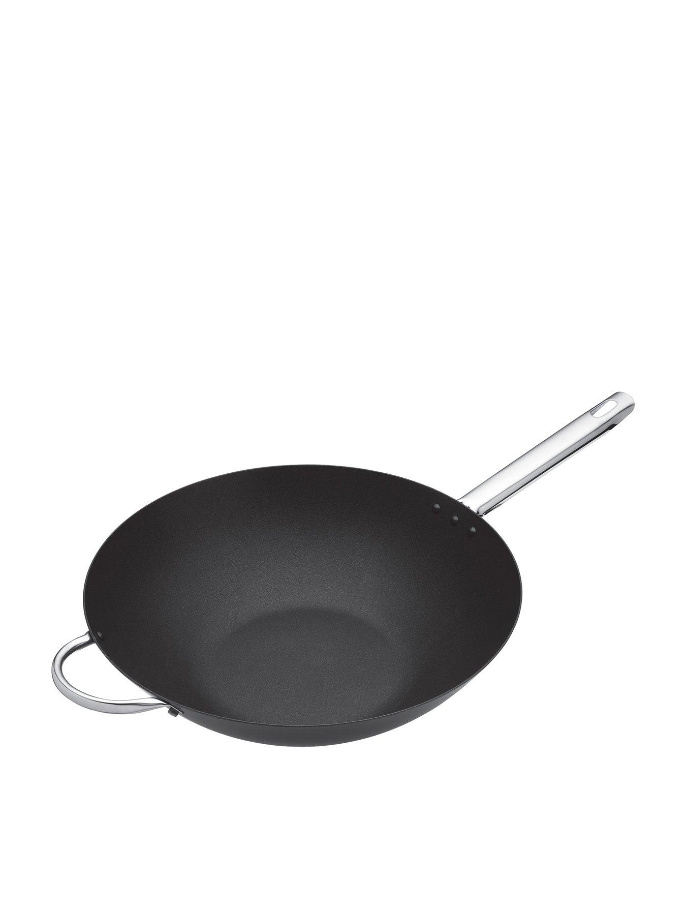Image 1 of 1 of MasterClass Carbon Steel Non-Stick Wok 35.5cm