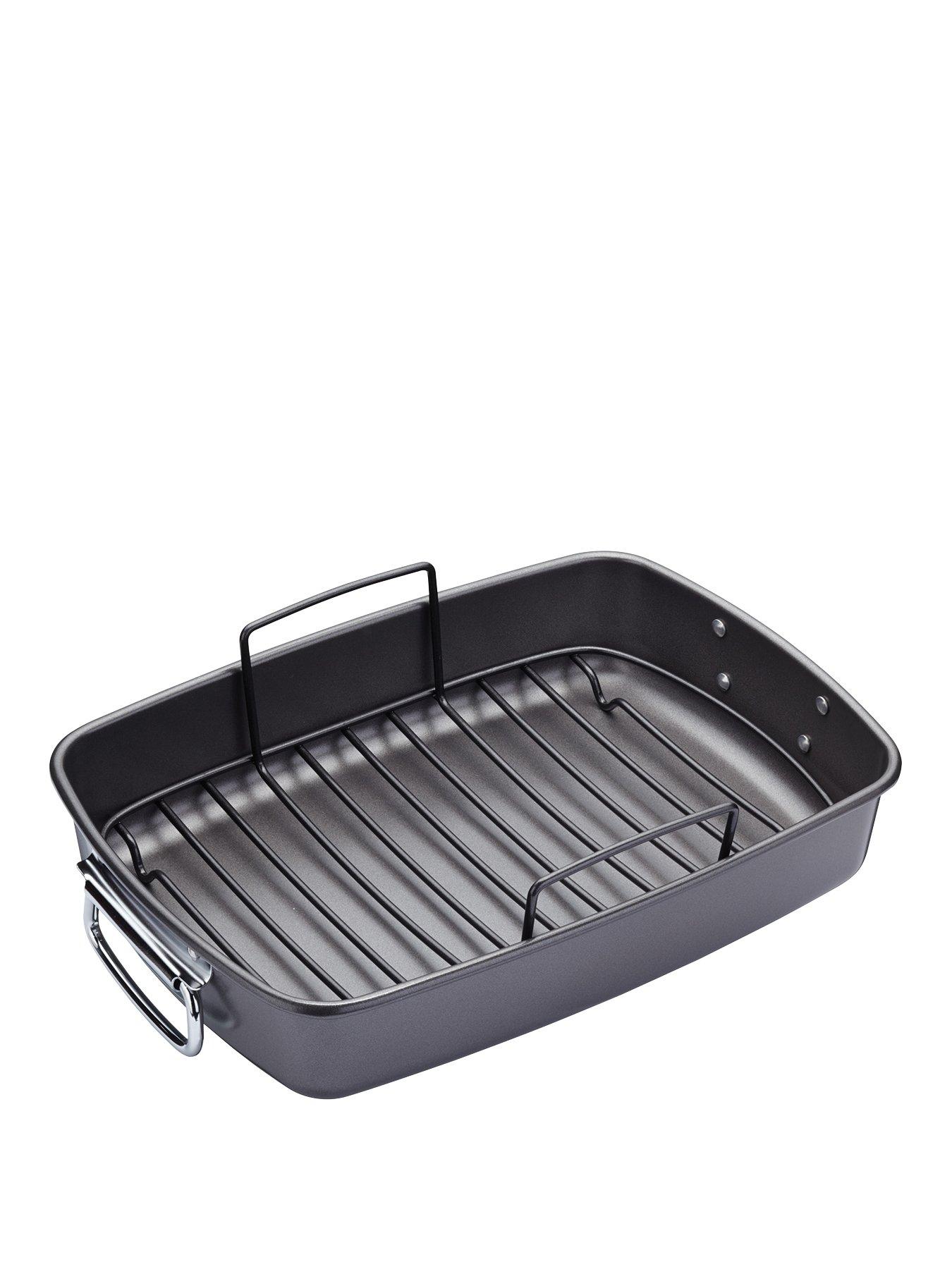 MasterClass Large Non-Stick Roasting Tray with Rack