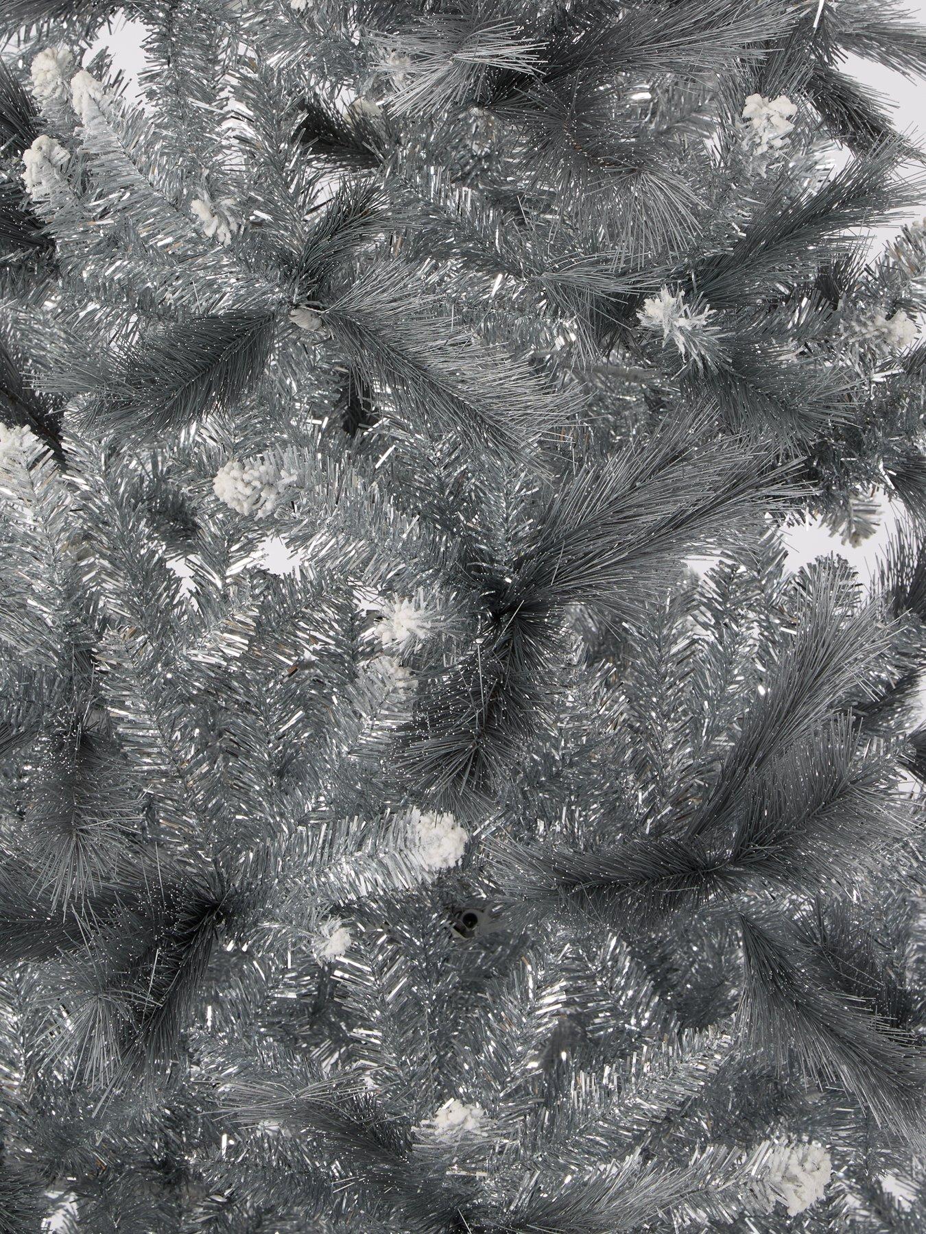Image 3 of 3 of Very Home 7ft&nbsp;Silver Grey Sparkle Christmas Tree with Frosted Tips