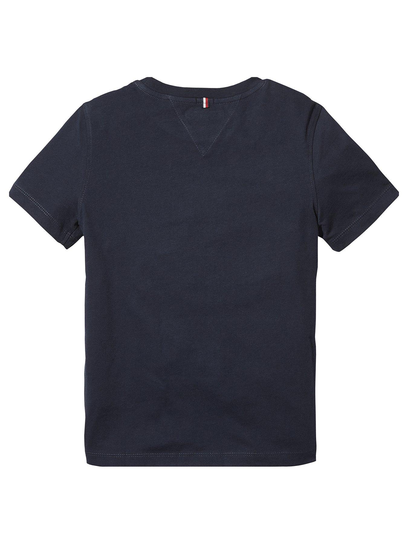 Image 2 of 2 of Tommy Hilfiger Boys Essential Flag T-Shirt&nbsp;- Navy