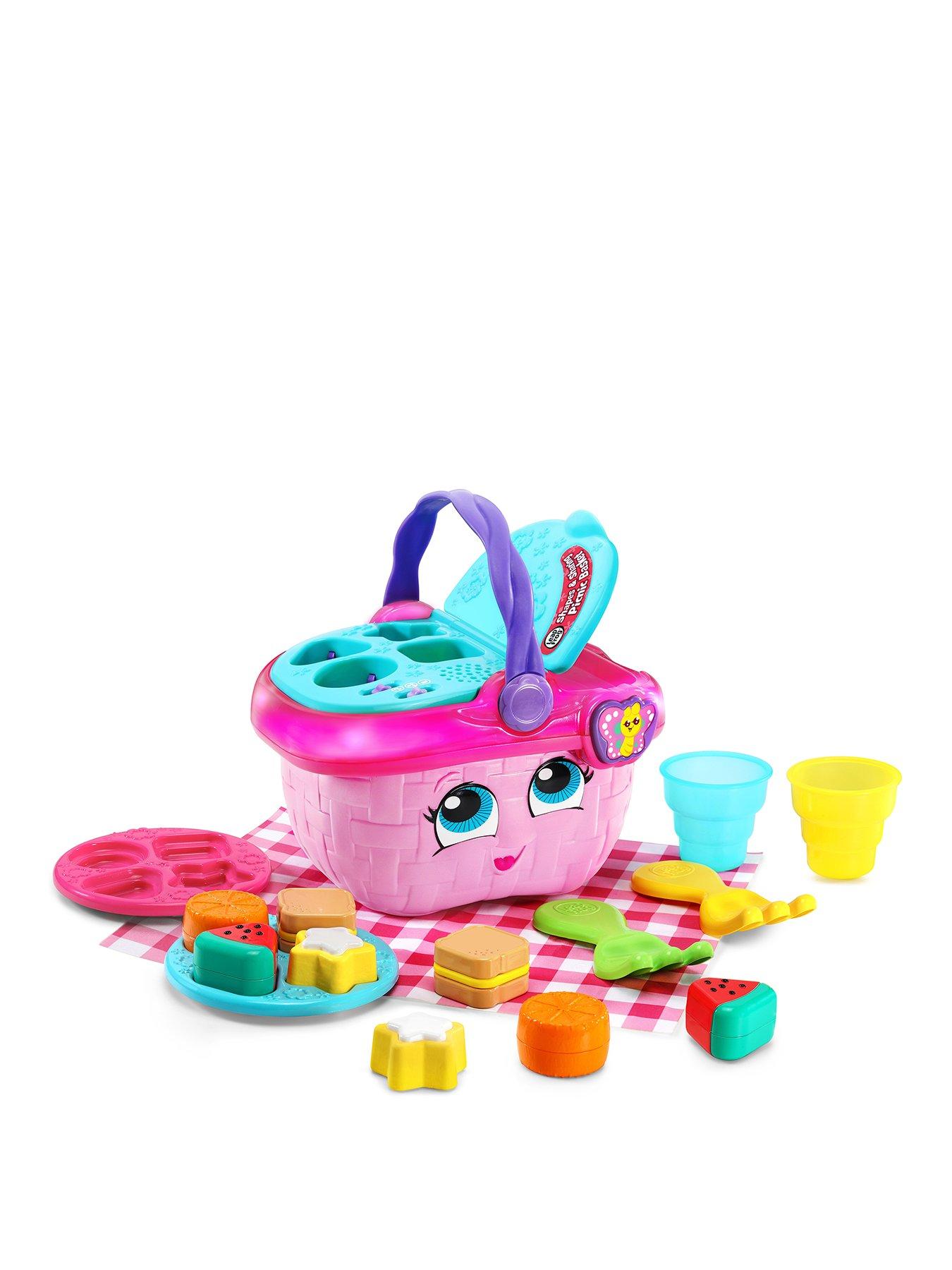 Image 1 of 4 of LeapFrog Shapes &amp; Sharing Picnic Basket - Pink