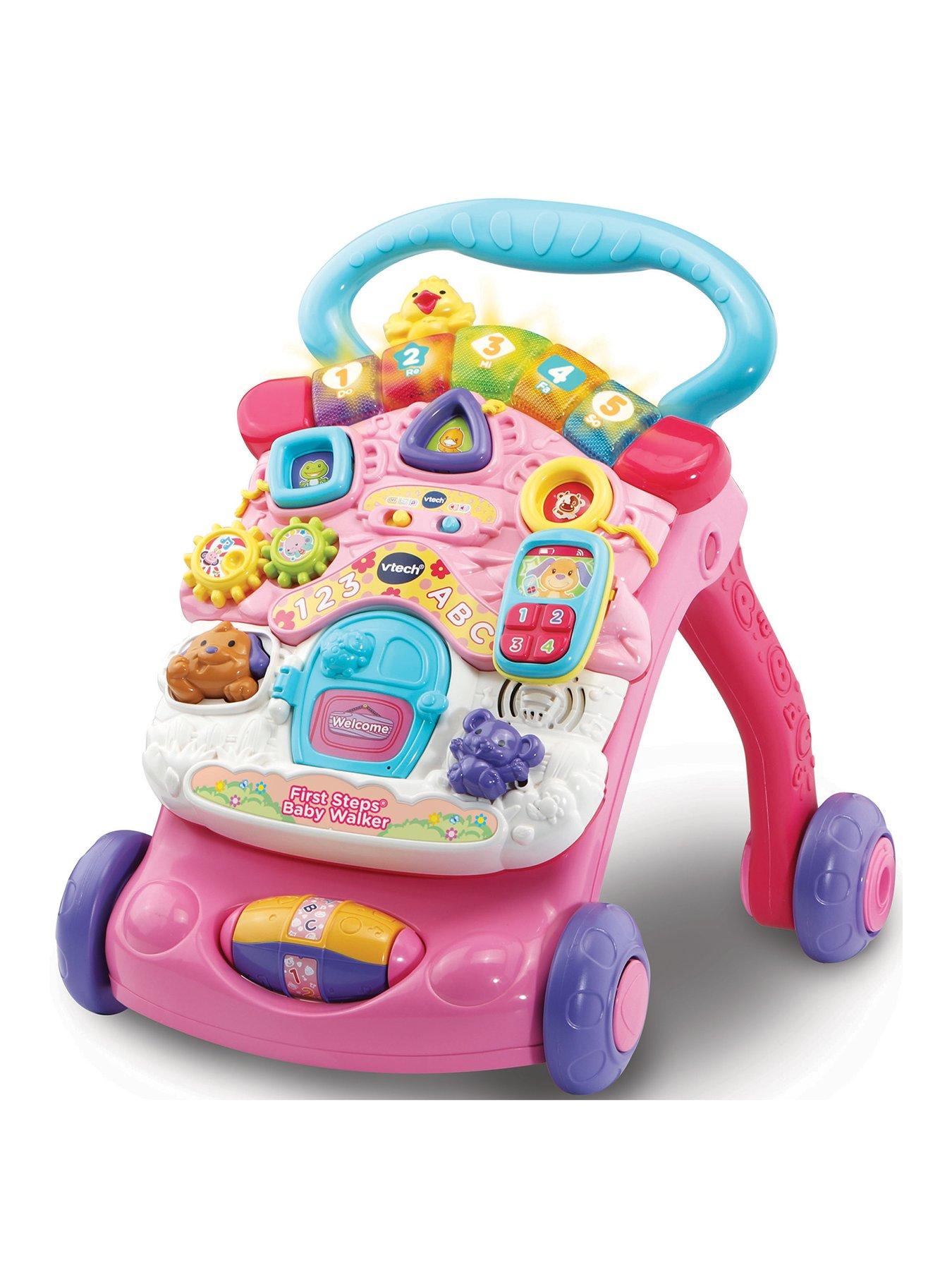 Image 1 of 6 of VTech First Steps Baby Walker - Pink
