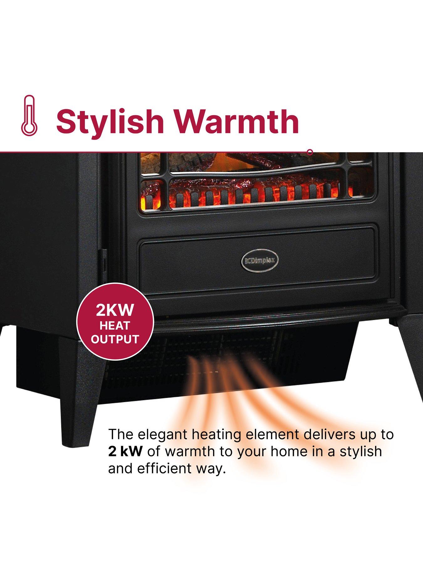 Image 3 of 7 of Dimplex Club Optiflame Electric Stove Fire