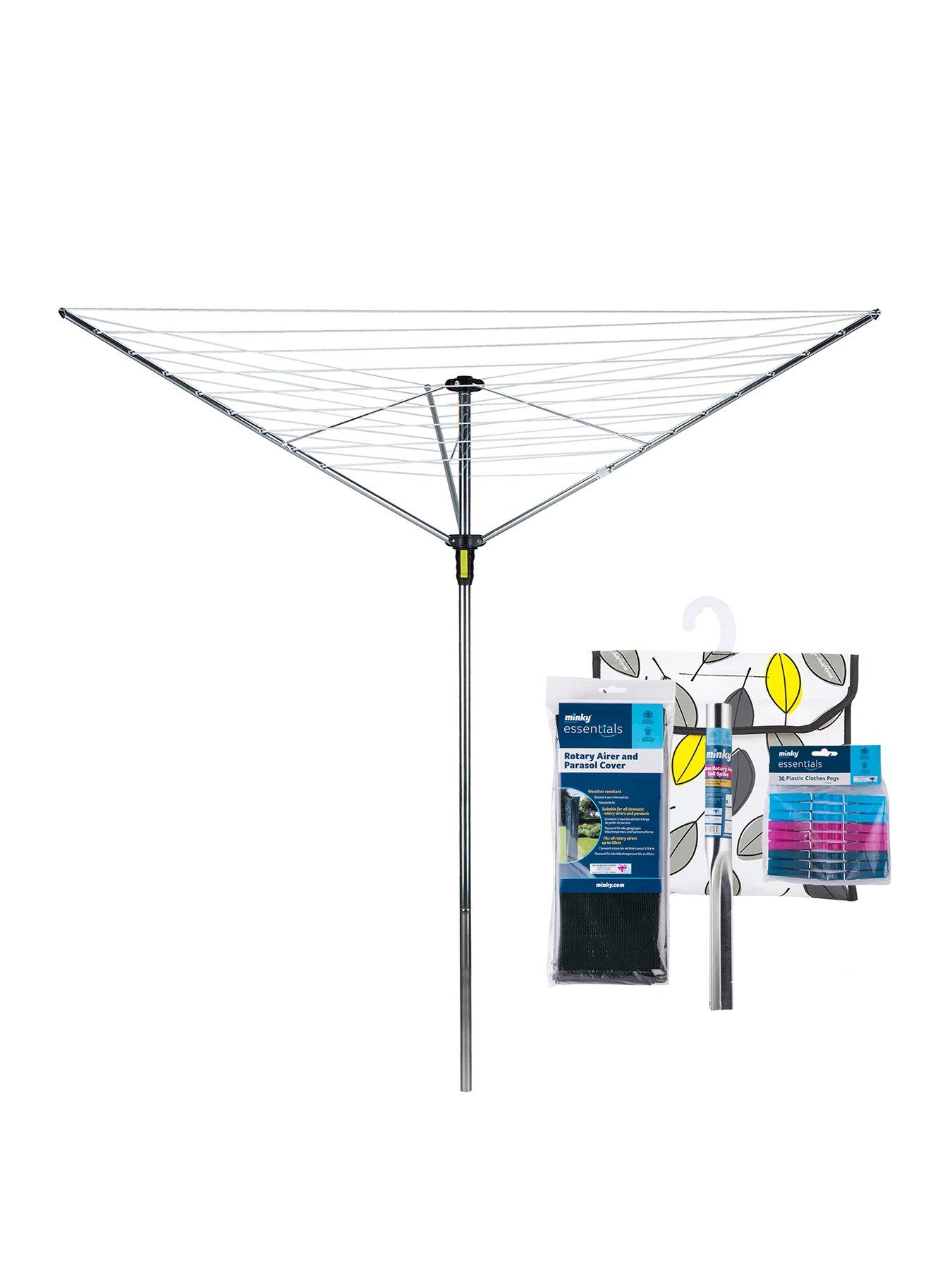 Minky Outdoor Rotary Airer With Accessories 50M 4 Arm Very Ireland