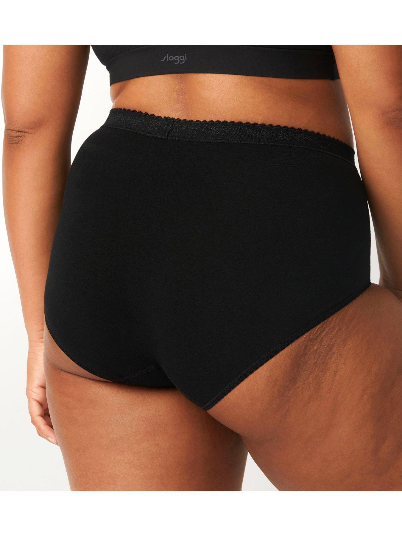 Image 3 of 4 of Sloggi 2 Pack Control Maxi Brief - Black