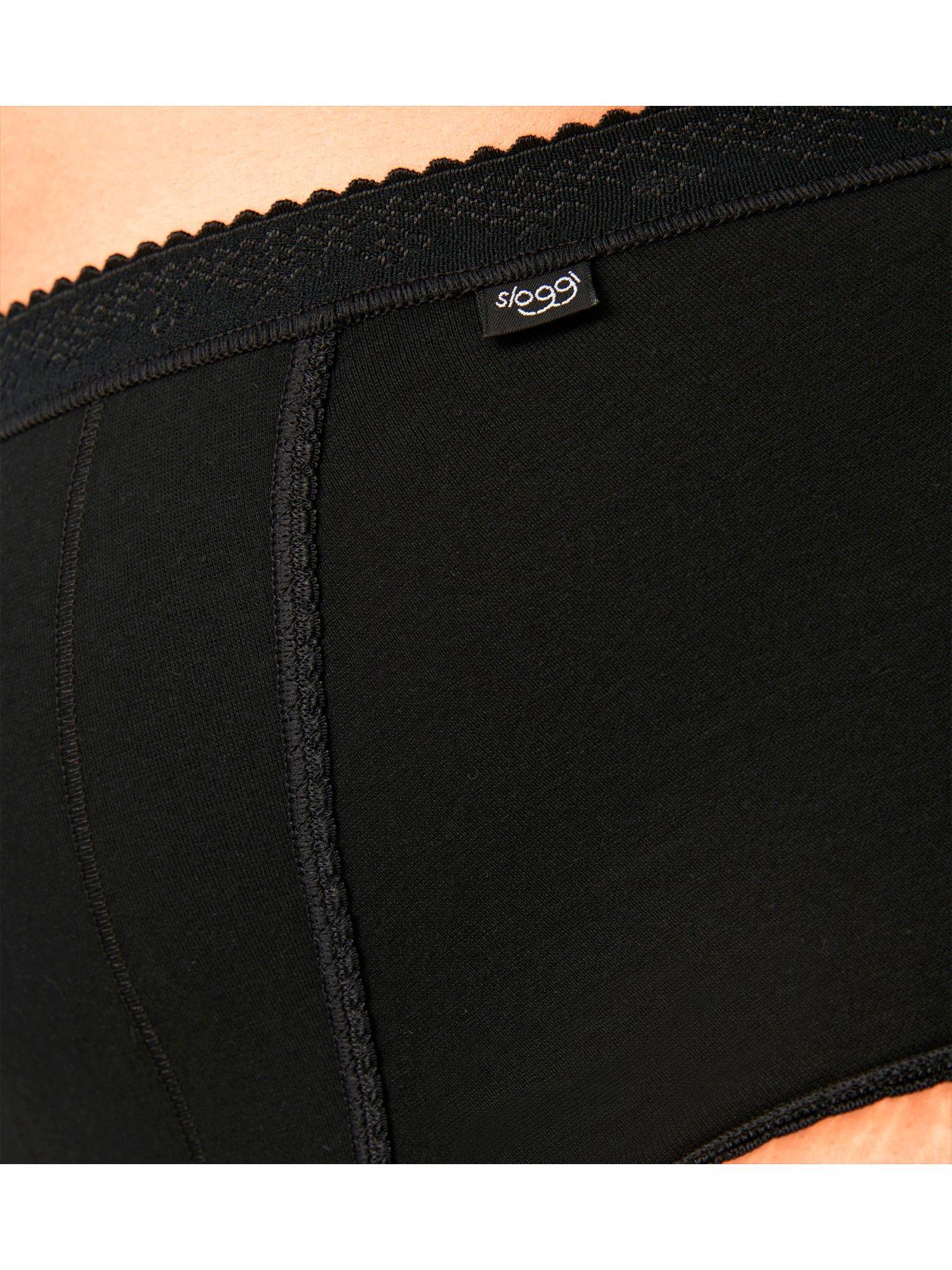 Image 4 of 4 of Sloggi 2 Pack Control Maxi Brief - Black