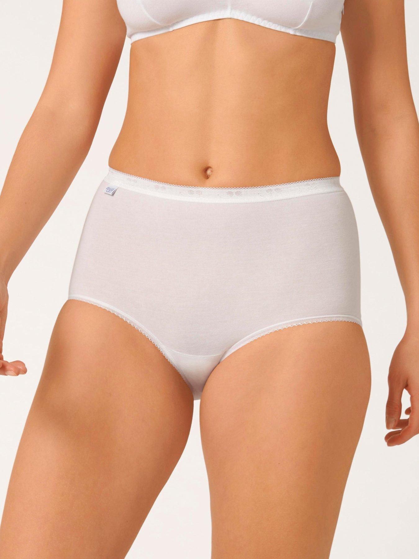 undefined 3 Pack Maxi Briefs - White