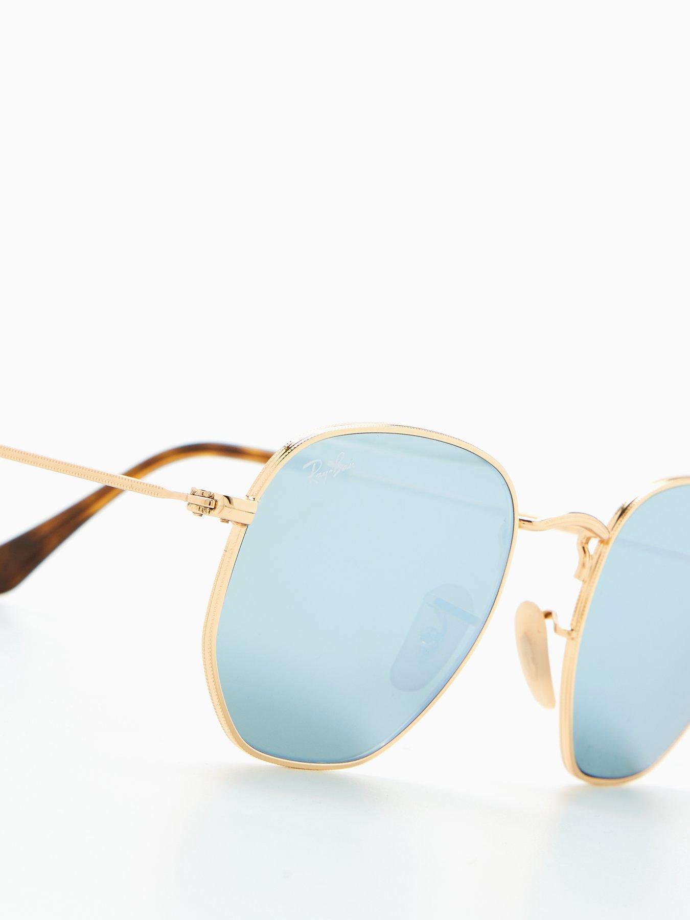 ray-ban-hexagonal-sunglasses--nbspgoldback