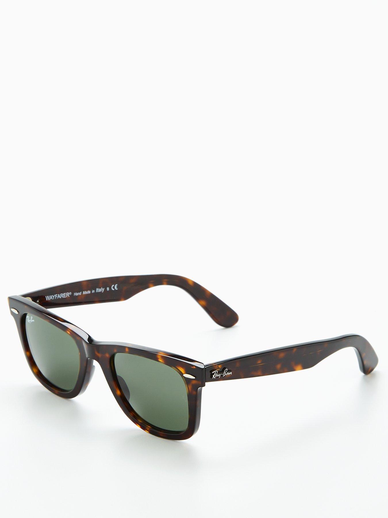 Mens wayfarer 2025 sunglasses tortoise shell