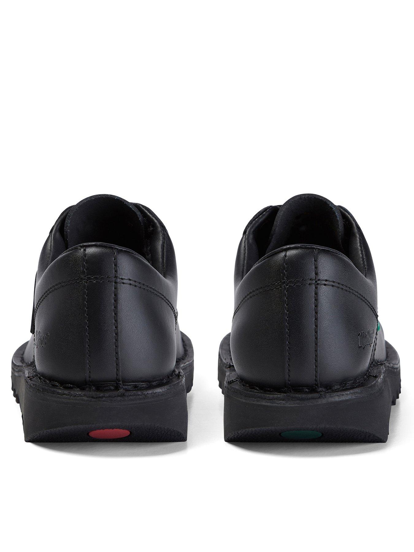 Image 2 of 7 of Kickers Kick Lo Lace Up Leather Shoe - Black