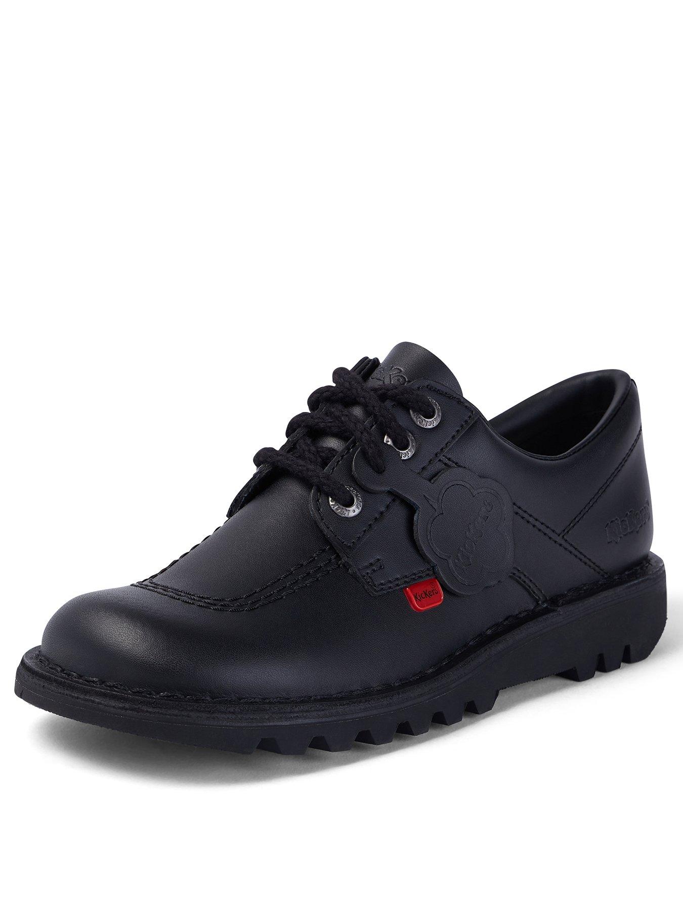 Image 3 of 7 of Kickers Kick Lo Lace Up Leather Shoe - Black