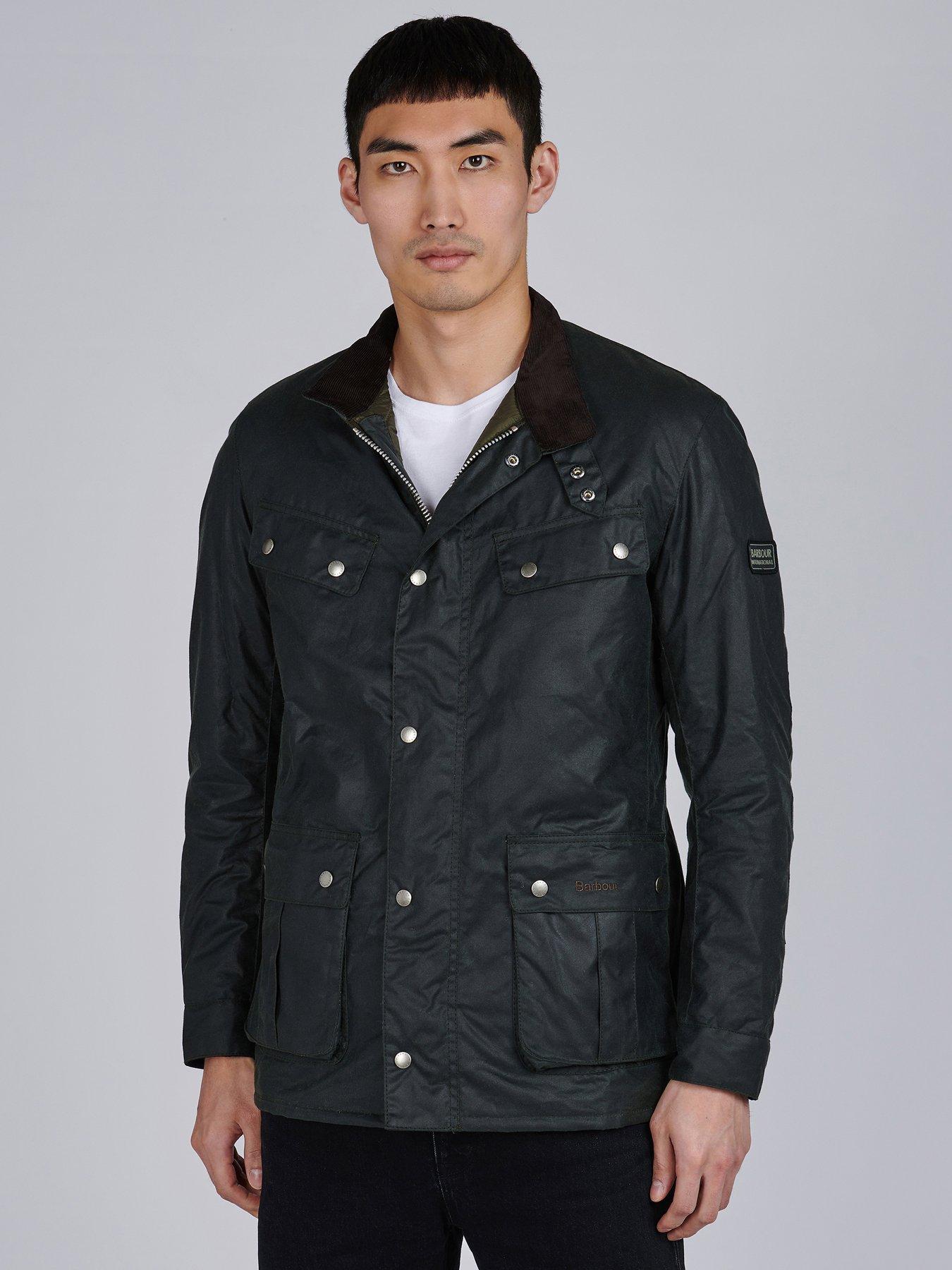 Men's barbour international hot sale duke wax jacket