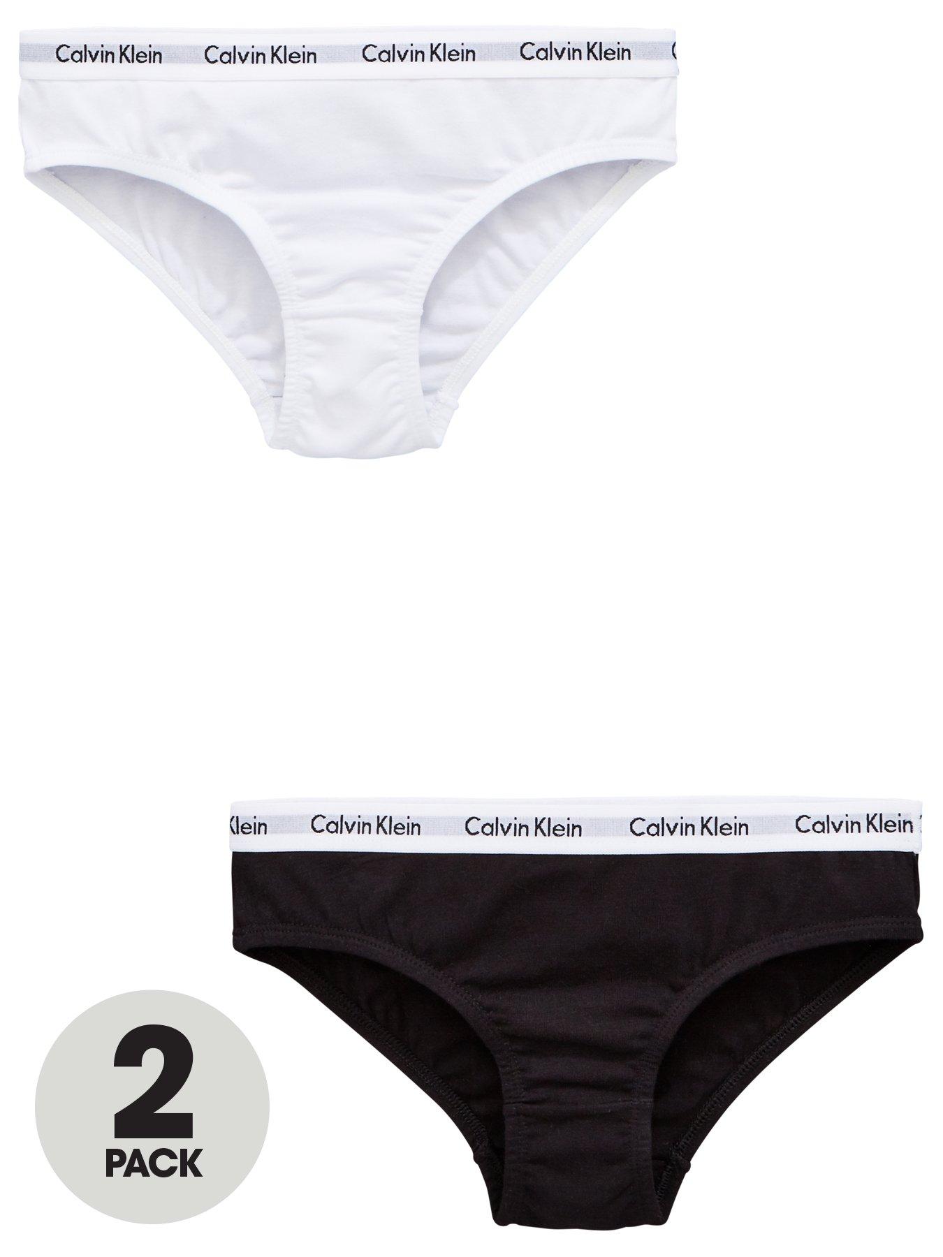 Calvin Klein - Girls White Knickers (2 Pack)