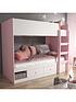 very-home-peyton-storage-bunk-bed-with-mattress-options-buy-and-save-whitepinkoutfit