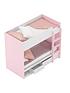 very-home-peyton-storage-bunk-bed-with-mattress-options-buy-and-save-whitepinkdetail