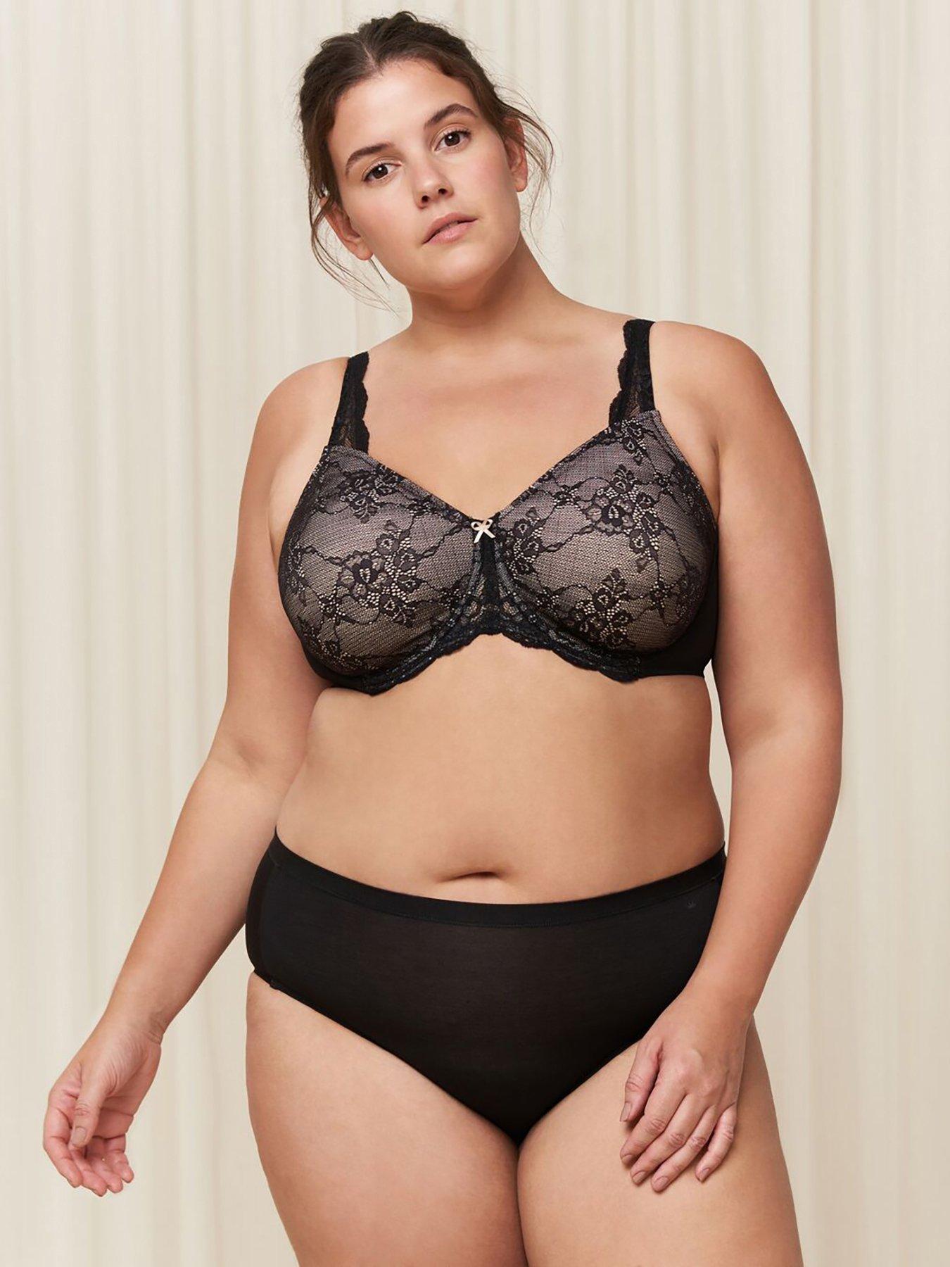 Image 3 of 4 of Triumph Contouring Sensation Minimiser Bra - Black