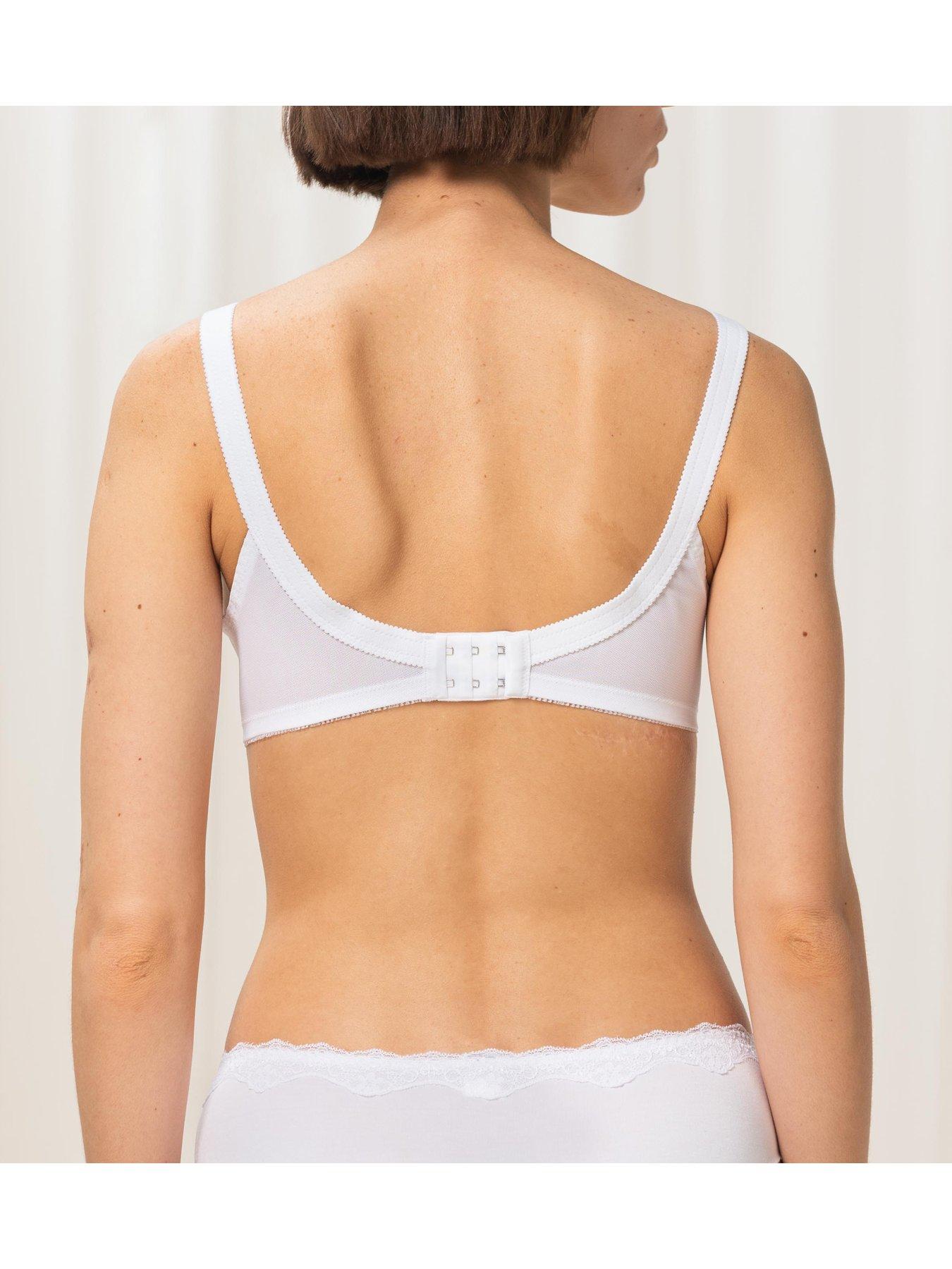Buy TRIUMPH White Wired Fixed Straps Heavily Padded Women's Every Day Bra