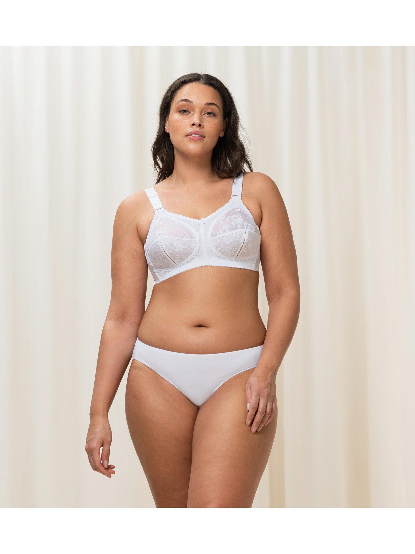 Image 4 of 6 of Triumph Doreen Non Wired Support&nbsp;Bra - White