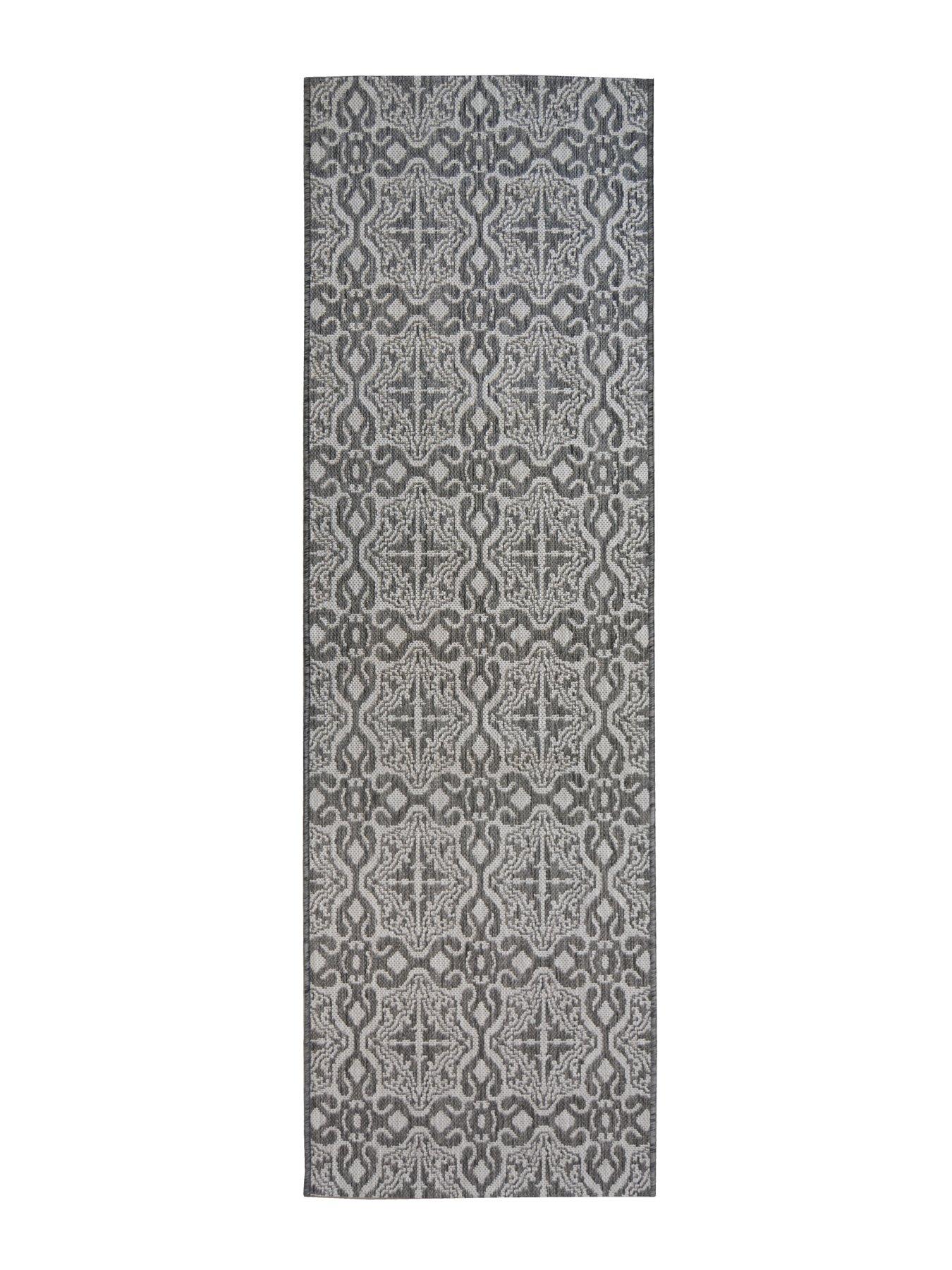 undefined Victorian Tile Utility Indoor/Outdoor Runner