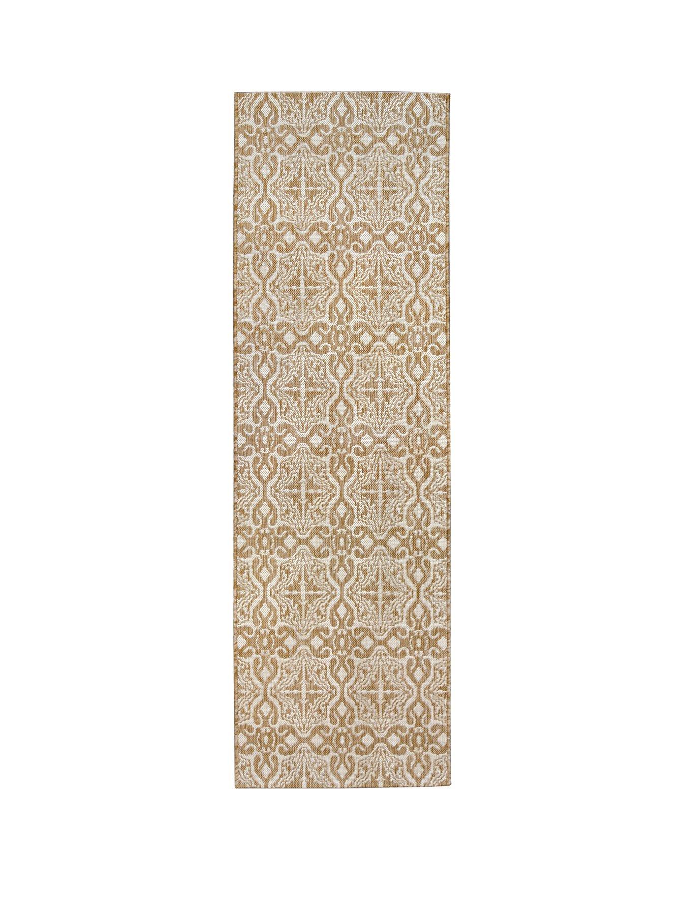 Image 2 of 5 of The Very Collection Victorian Tile Utility Indoor/Outdoor Runner