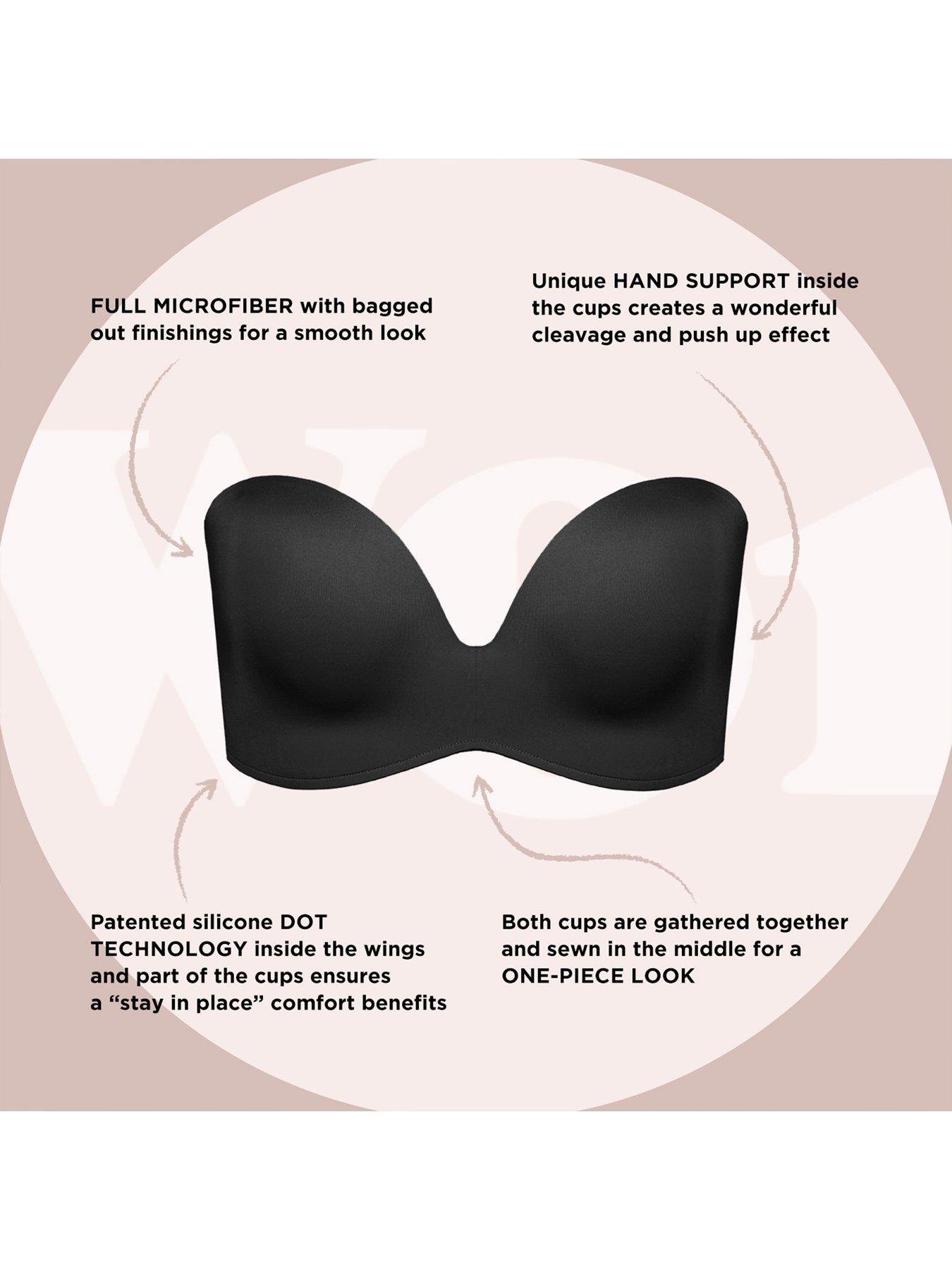 Image 4 of 5 of Wonderbra Ultimate Strapless Bra - Black