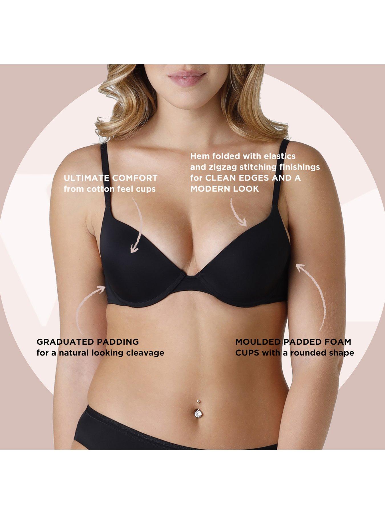 Image 2 of 3 of Wonderbra Wonderbra T Shirt Bra - Black