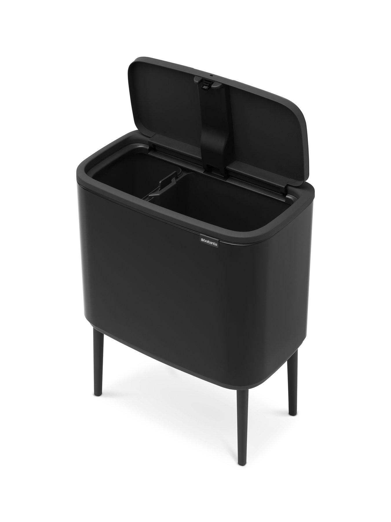 brabantia-bo-23-11-litre-touch-bin-ndash-blackstillFront